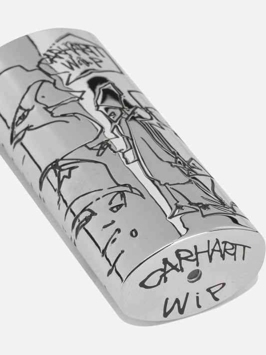 Carhartt WIP "Blinkerfluid BIC" Lighter Holder Silver

