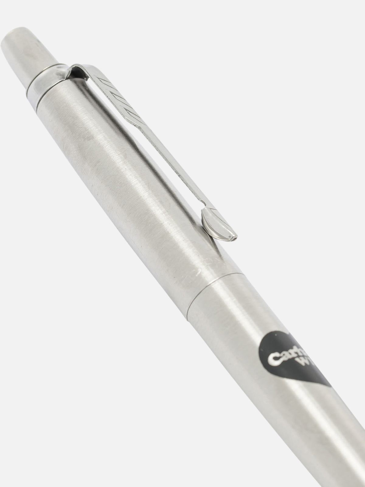 Carhartt WIP "Parker Jotter Heart" Ballpoint Pen Silver - VIETTI