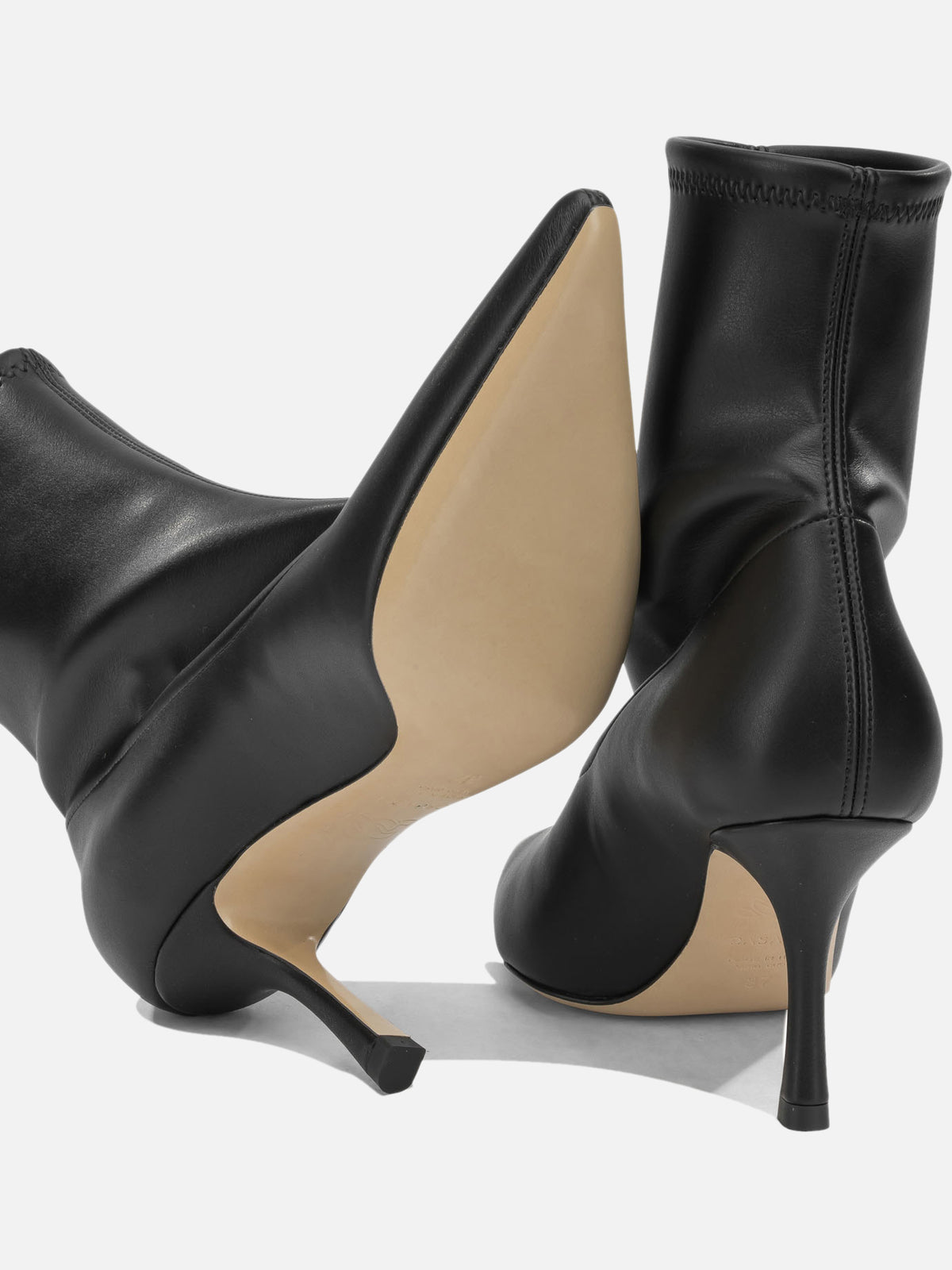 Casadei Stretch pull-on ankle boots Black - VIETTI