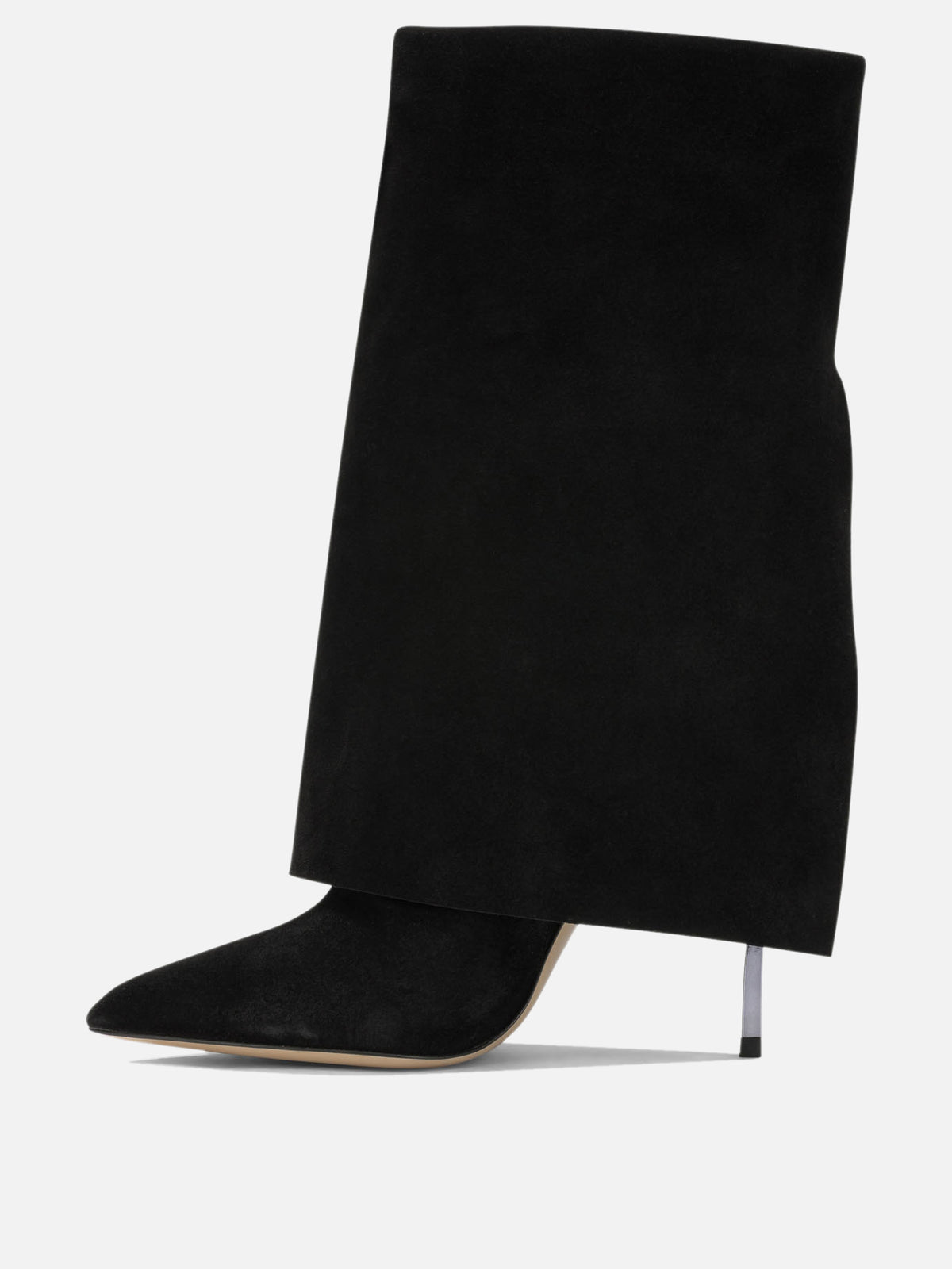 Casadei "Blade Berlin 100MM" Pull-On Ankle Boots Black


