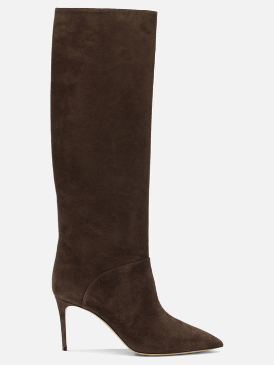 Casadei "Renna 100MM" Knee-High Boots Brown

