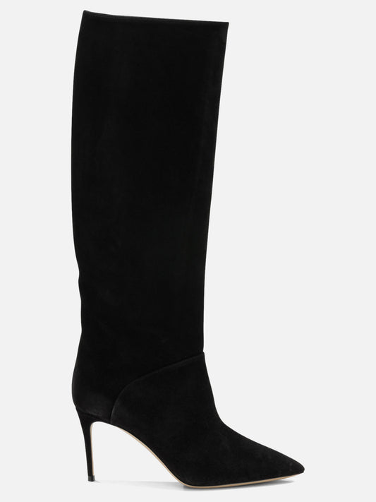 Casadei "Renna 100MM" Knee-High Boots Black

