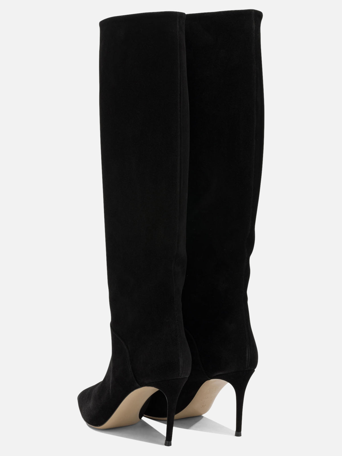 Casadei "Renna 100MM" Knee-High Boots Black - VIETTI