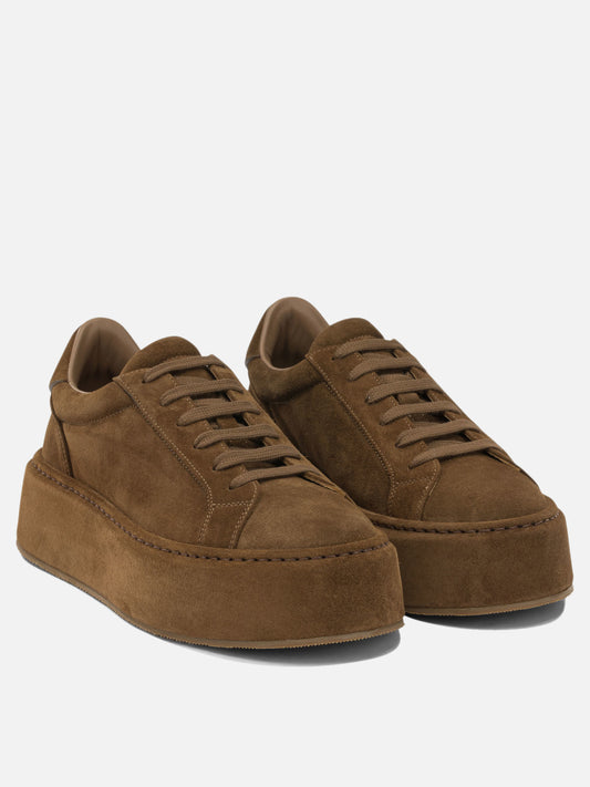 Casadei "Renna" High-Top Sneakers Brown

