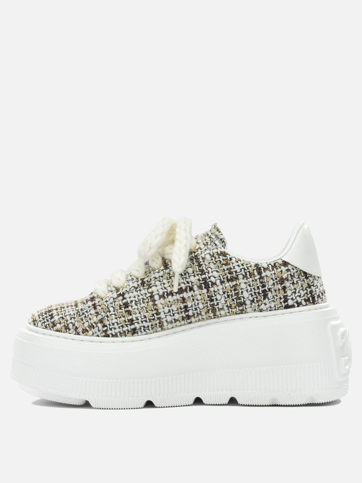 Casadei "Nexus" High-Top Sneakers White

