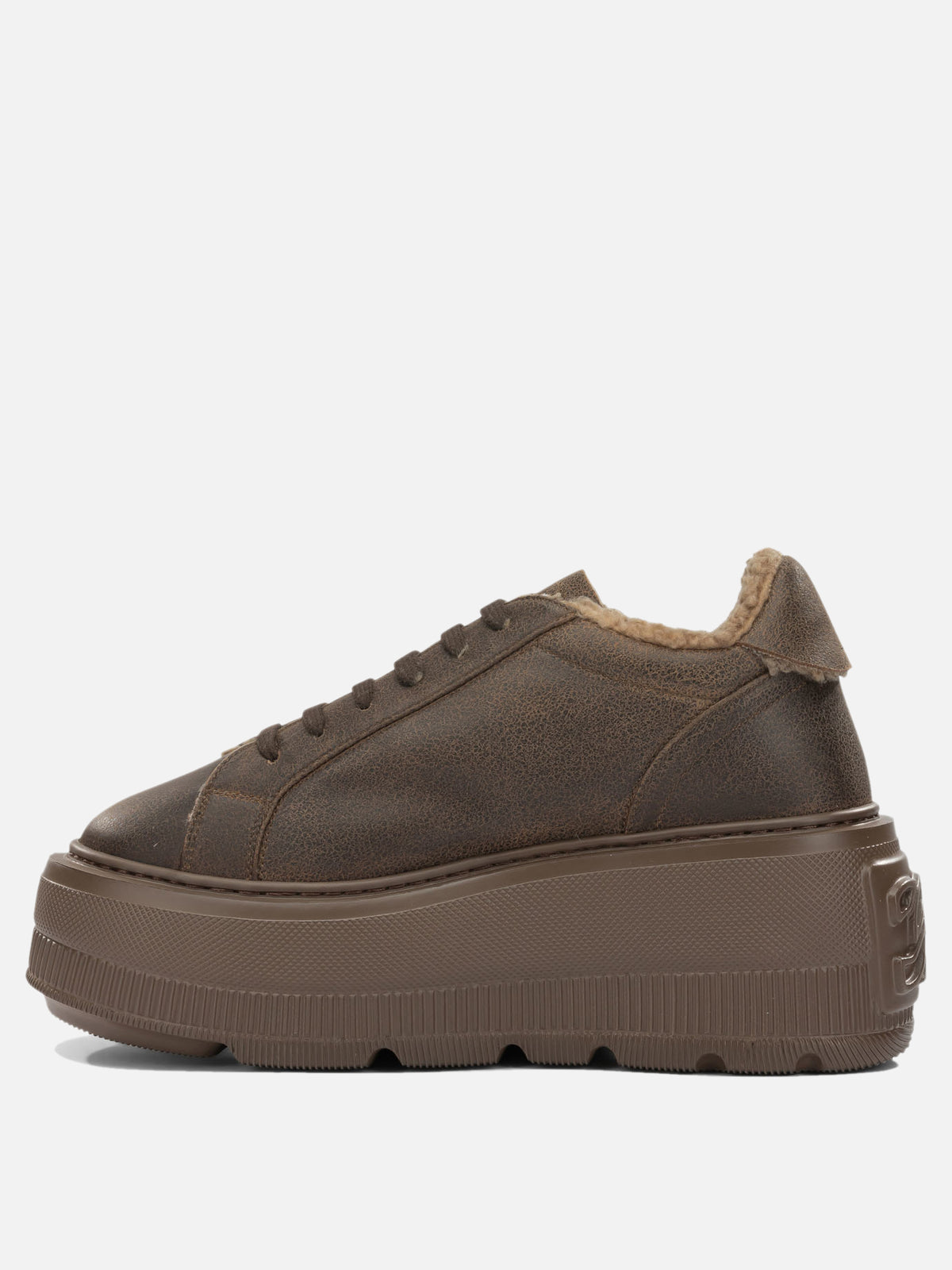 Casadei "Nexus" High-Top Sneakers Brown