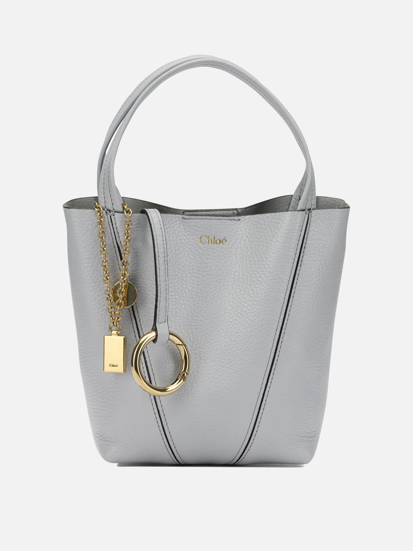 Small bags 100% cow leather  Grey - Chloé Women | PDP | VIETTI Online Store | Zoom-Modal
