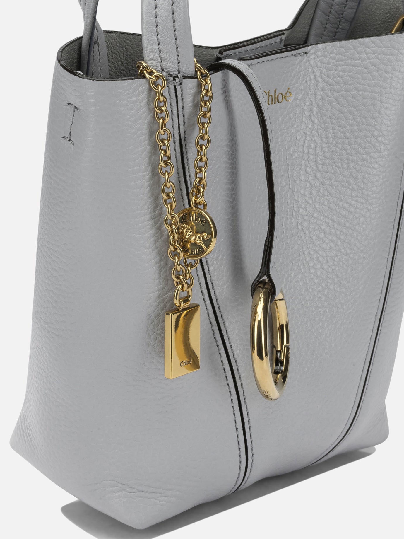 Small bags 100% cow leather  Grey - Chloé Women | PDP | VIETTI Online Store | Zoom-Modal_4
