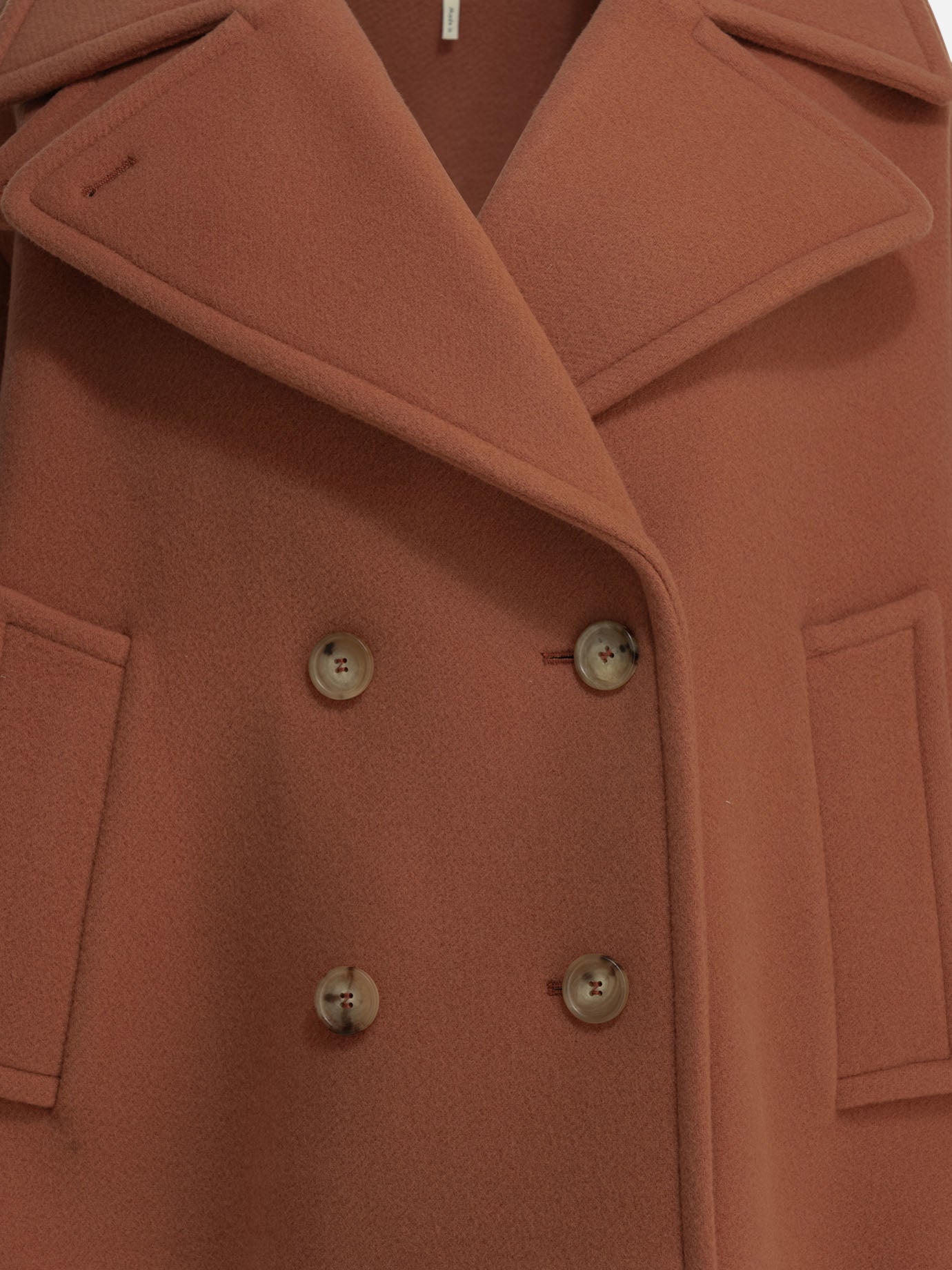 Short coats Solid colour  Pink - Chloé Women | PDP | VIETTI Online Store | thumbnail_3