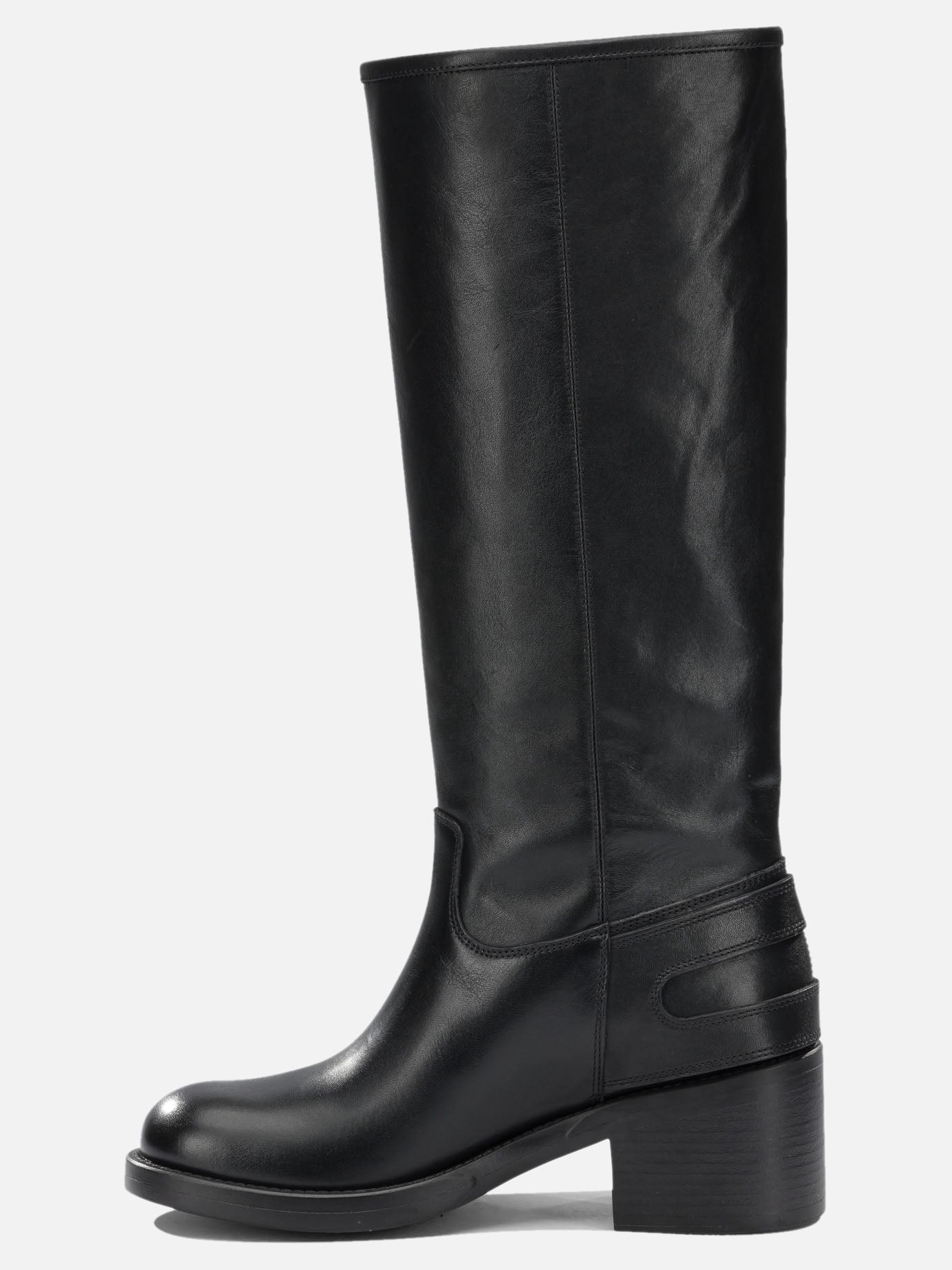 Al ginocchio 100% calf leather - 100% rubber  Nero - Chloé Donna | PDP | VIETTI Online Store | thumbnail_3