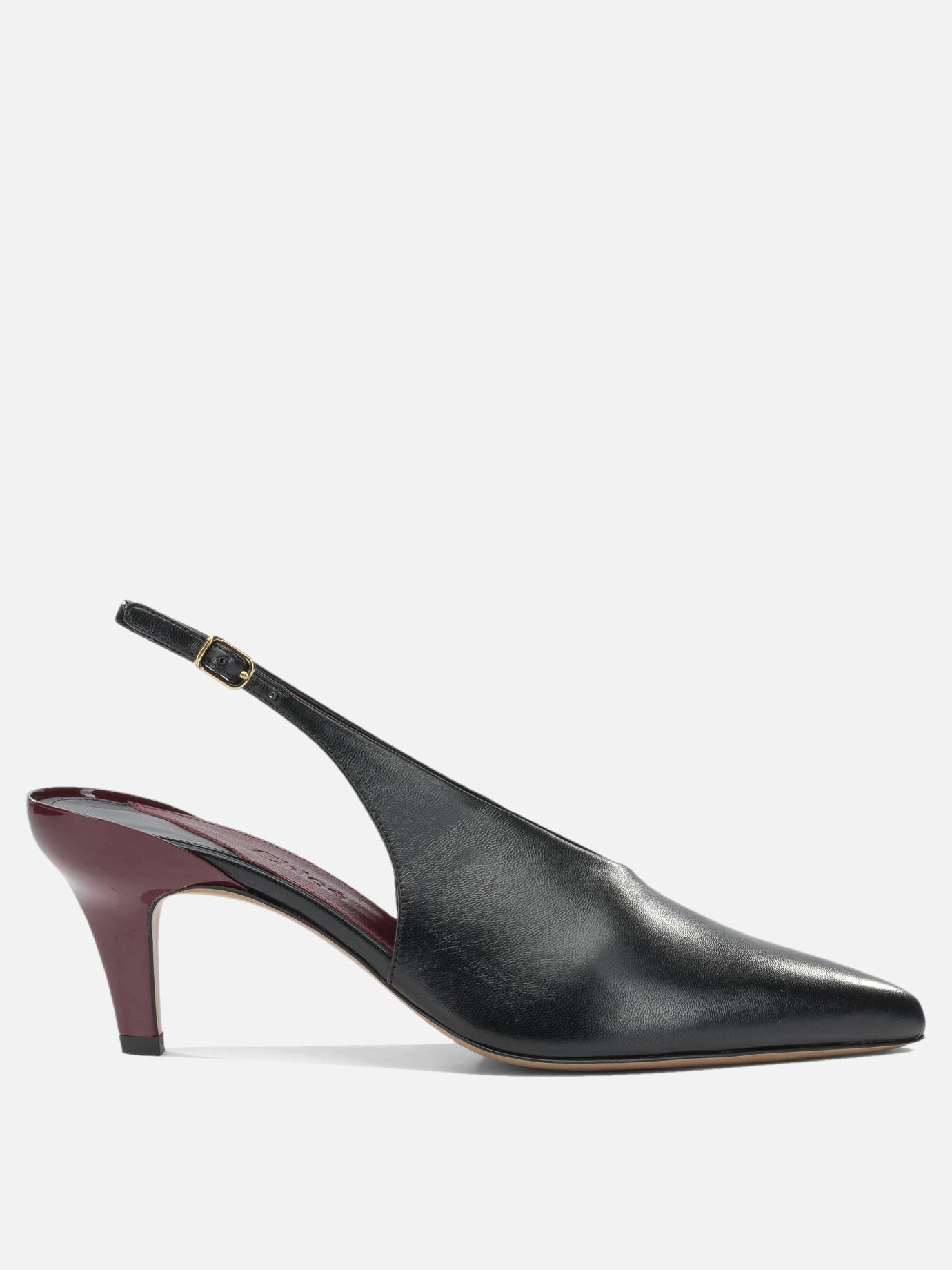Slingbacks 100% lamb leather - 100% cow leather  Black - Chloé Women | PDP | VIETTI Online Store | Zoom-Modal
