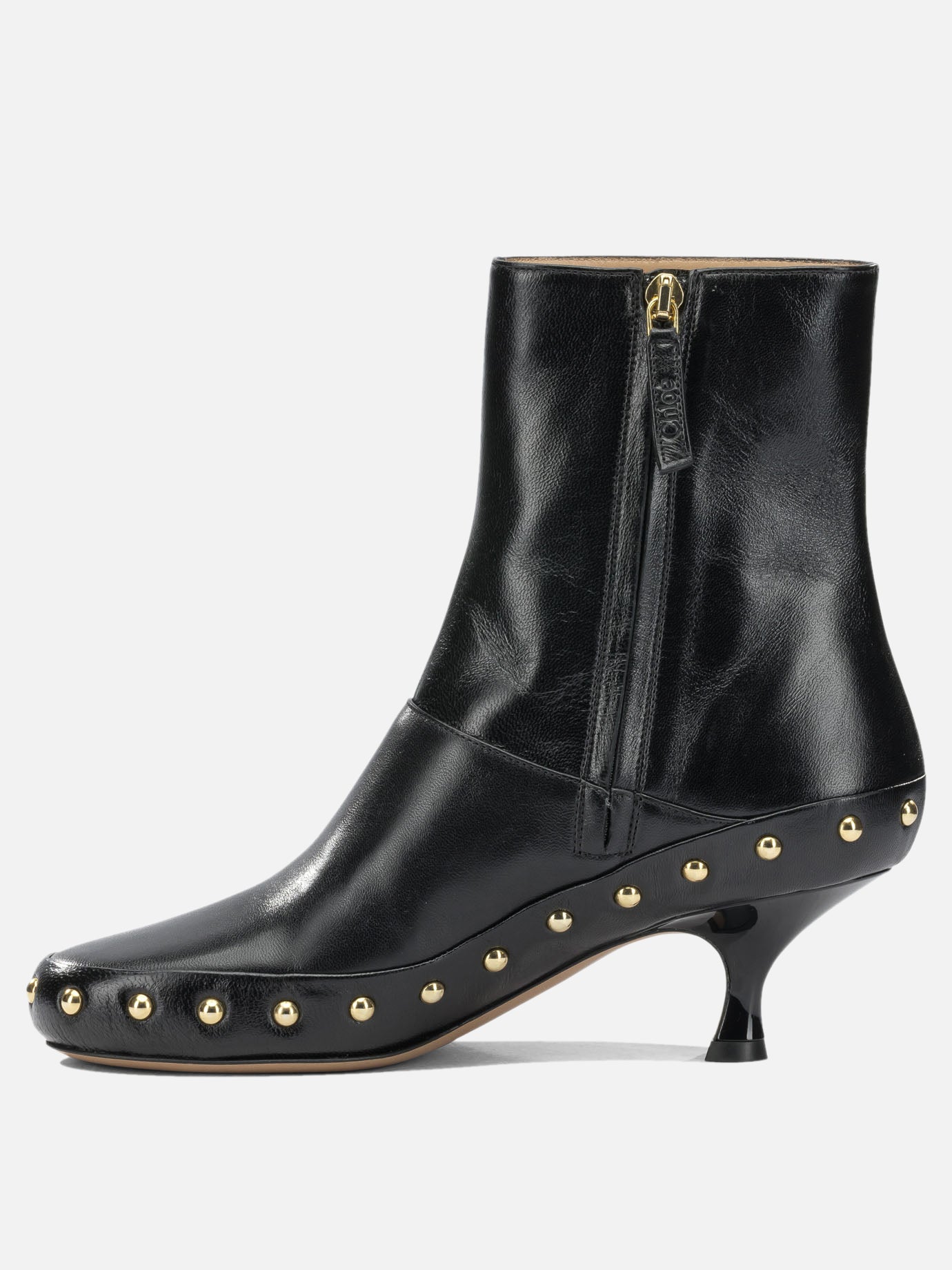 Stivaletti con zip 100% lamb leather - 100% cow leather  Nero - Chloé Donna | PDP | VIETTI Online Store | thumbnail_3