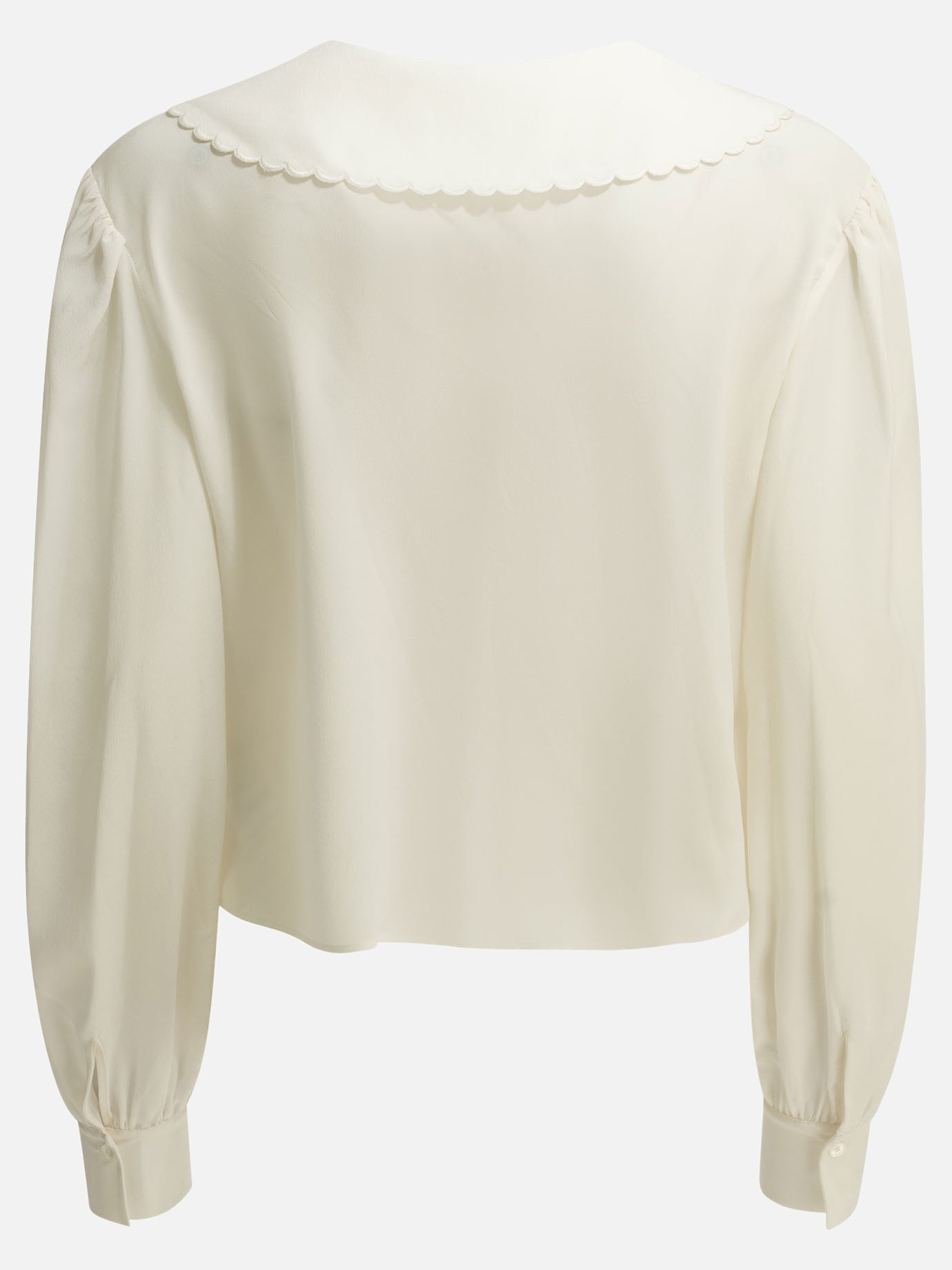 Camicie casual Solid colour  Bianco - Chloé Donna | PDP | VIETTI Online Store | Zoom-Modal_2
