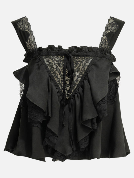 Casual tops Lace  Black - Chloé Women | PDP | VIETTI Online Store 
