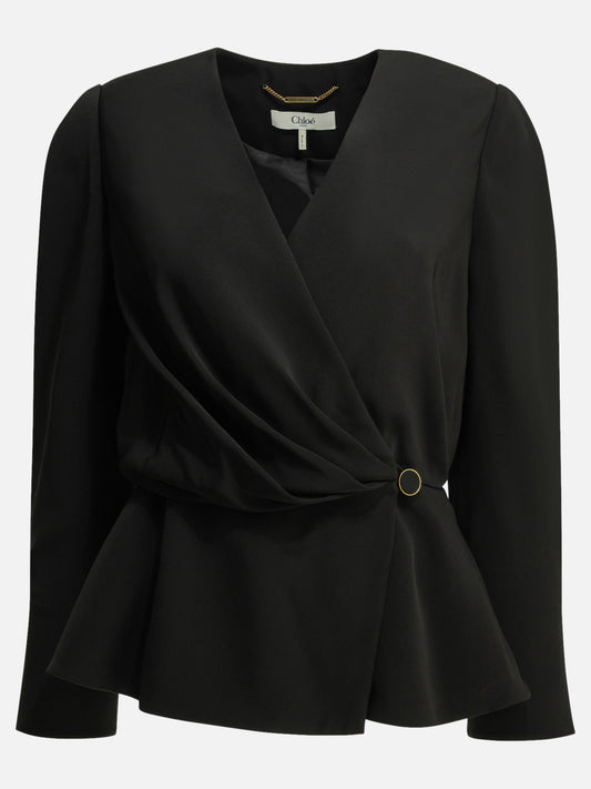 Casual tops Solid colour  Black - Chloé Women | PLP | VIETTI Online Store 
