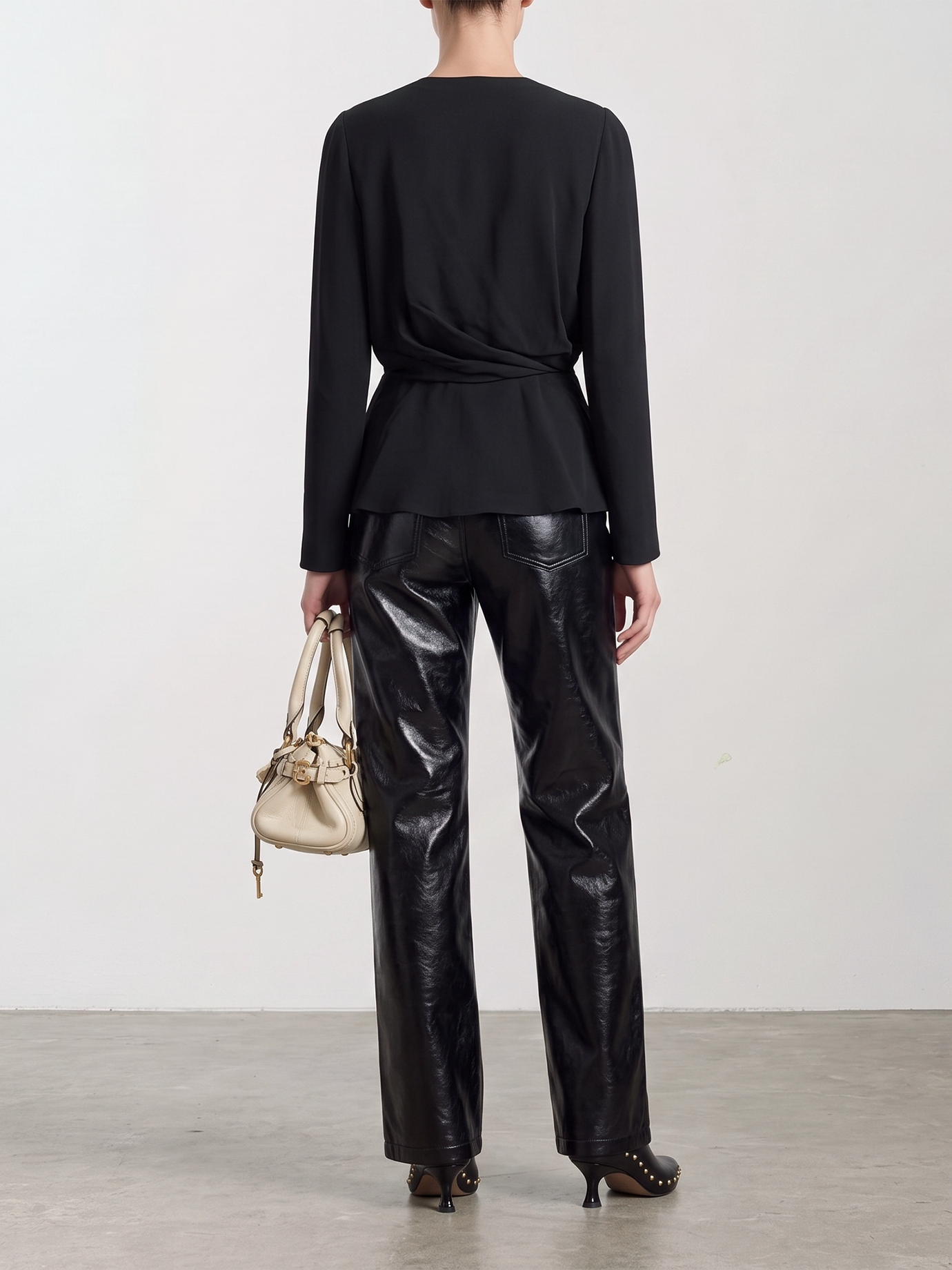 Casual tops Solid colour  Black - Chloé Women | PDP | VIETTI Online Store | thumbnail_3