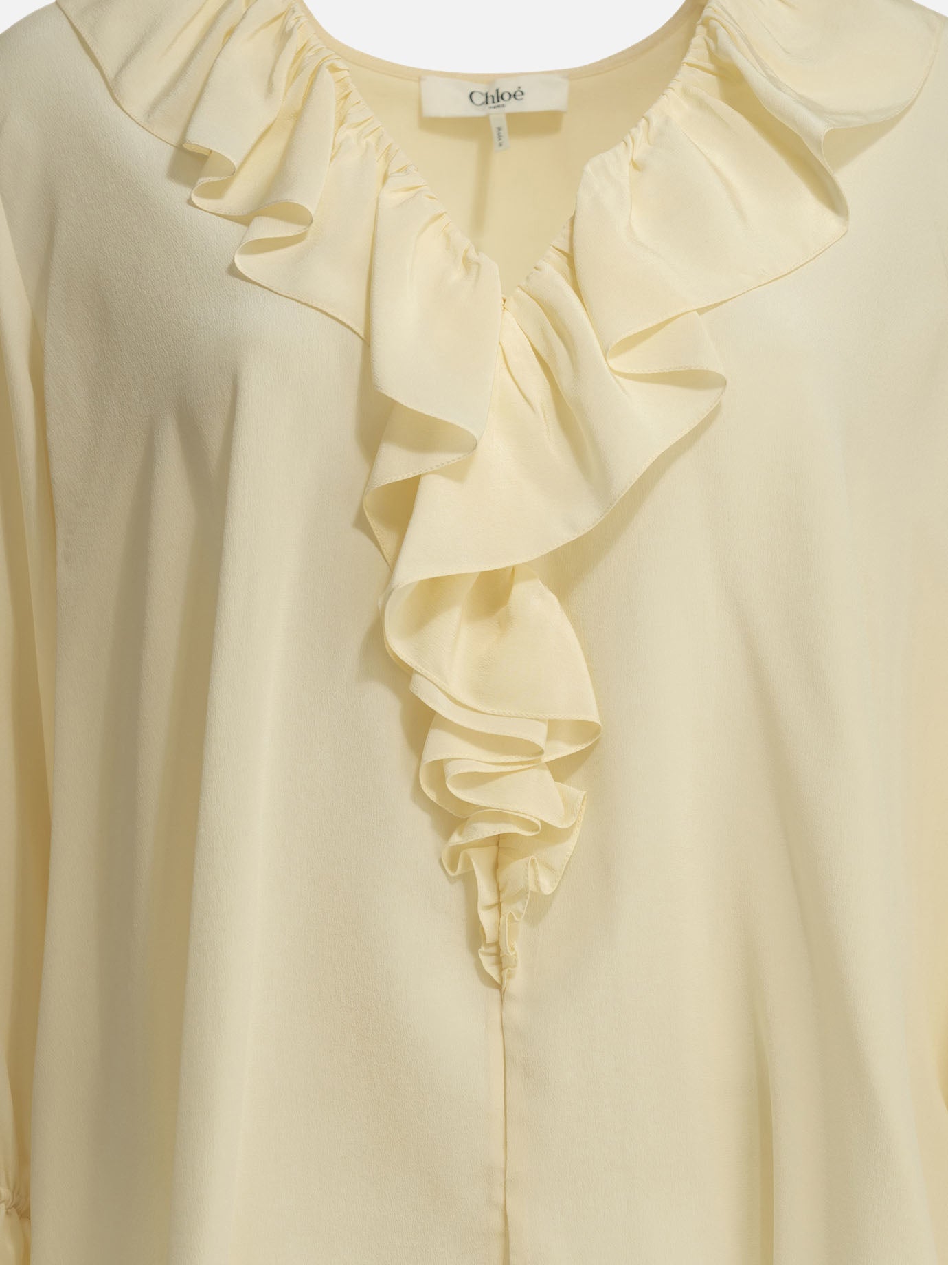 Blouses Solid colour  White - Chloé Women | PDP | VIETTI Online Store | thumbnail_3