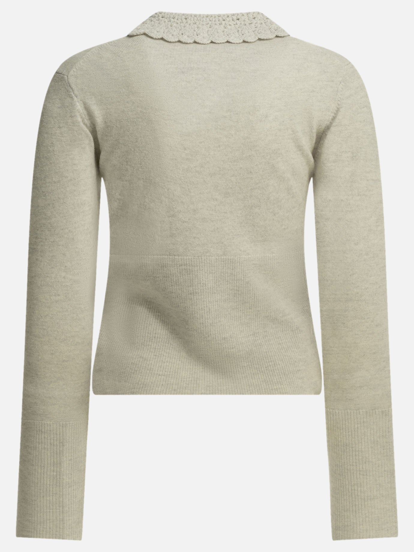 Polo sweater Logo  Grey - Chloé Women | PDP | VIETTI Online Store | thumbnail_4