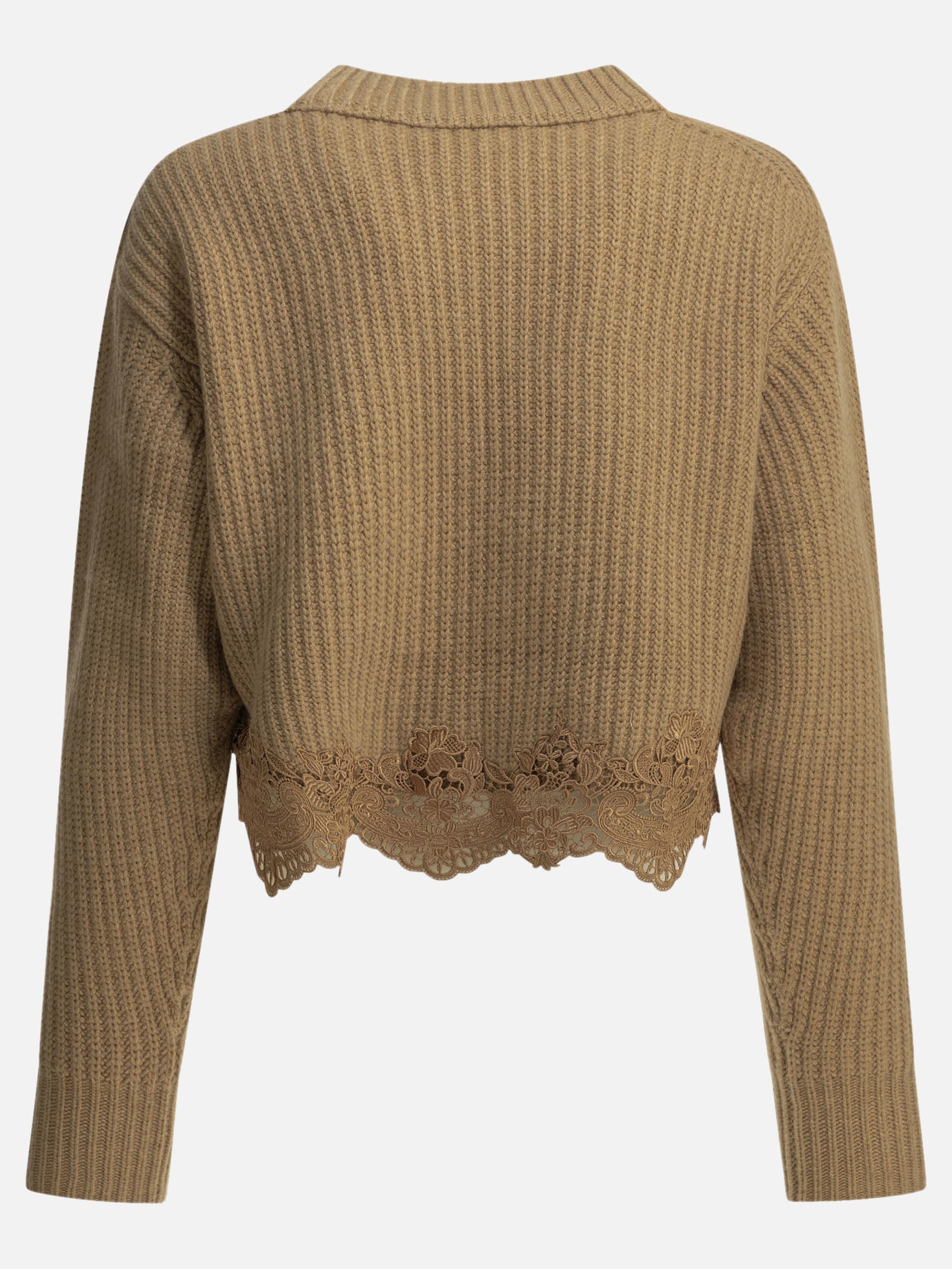 Crewneck sweaters Embroidered  Brown - Chloé Women | PDP | VIETTI Online Store | thumbnail_2
