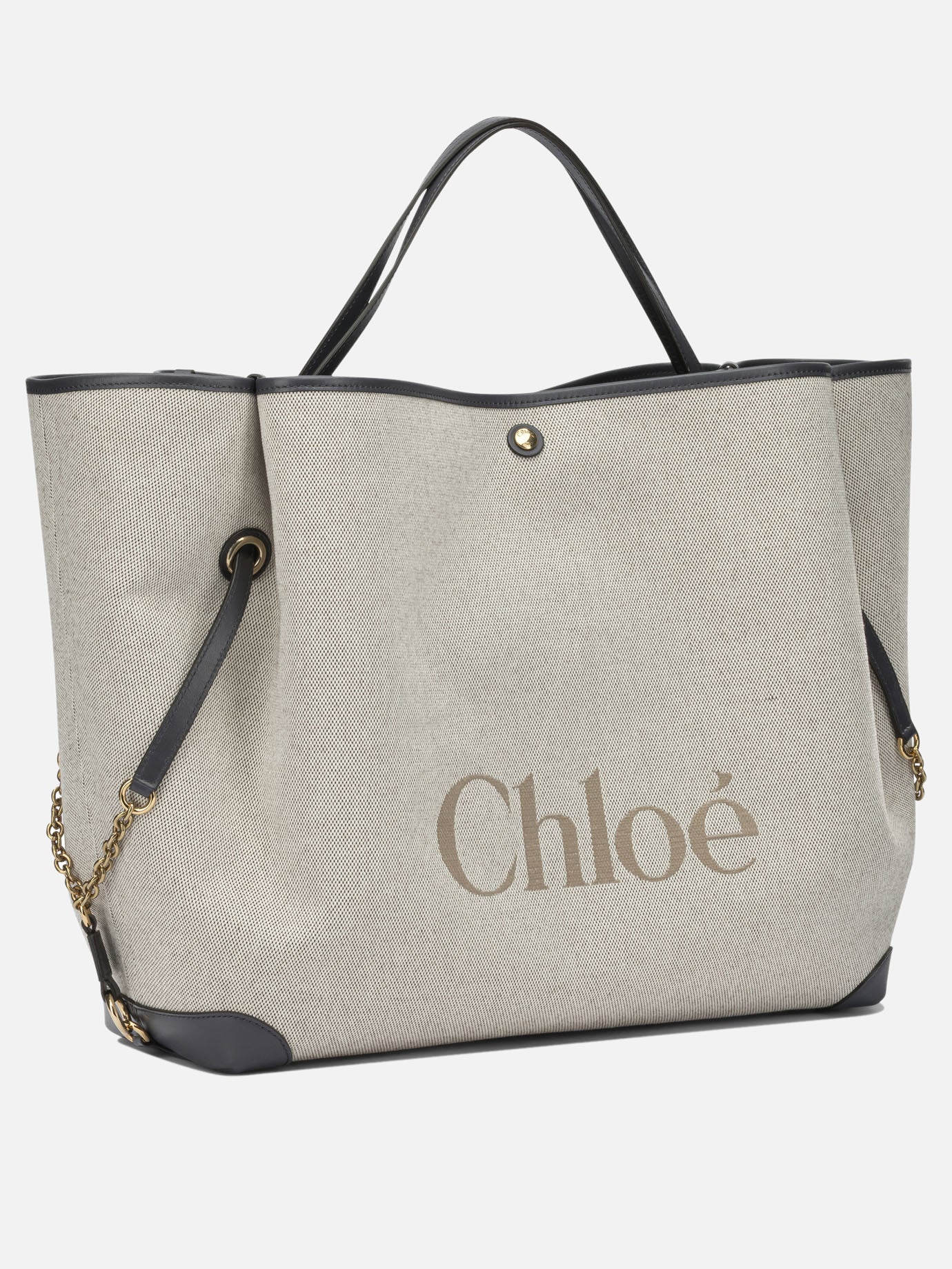 Borse grandi 100% cotton 100% leather  Blu - Chloé Donna | PDP | VIETTI Online Store | Zoom-Modal_2
