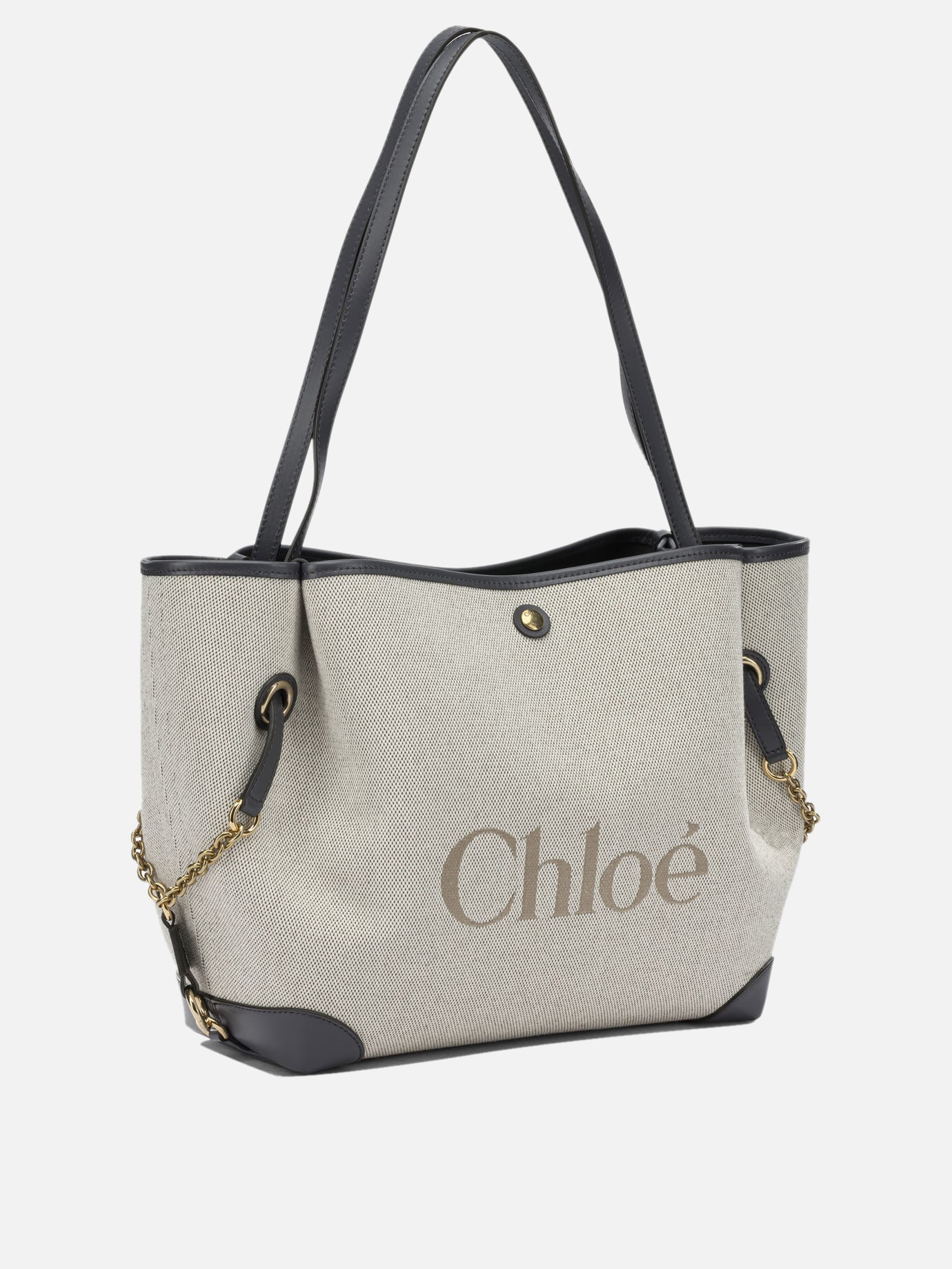 Borse grandi 100% cotton 100% leather  Blu - Chloé Donna | PDP | VIETTI Online Store | thumbnail_2