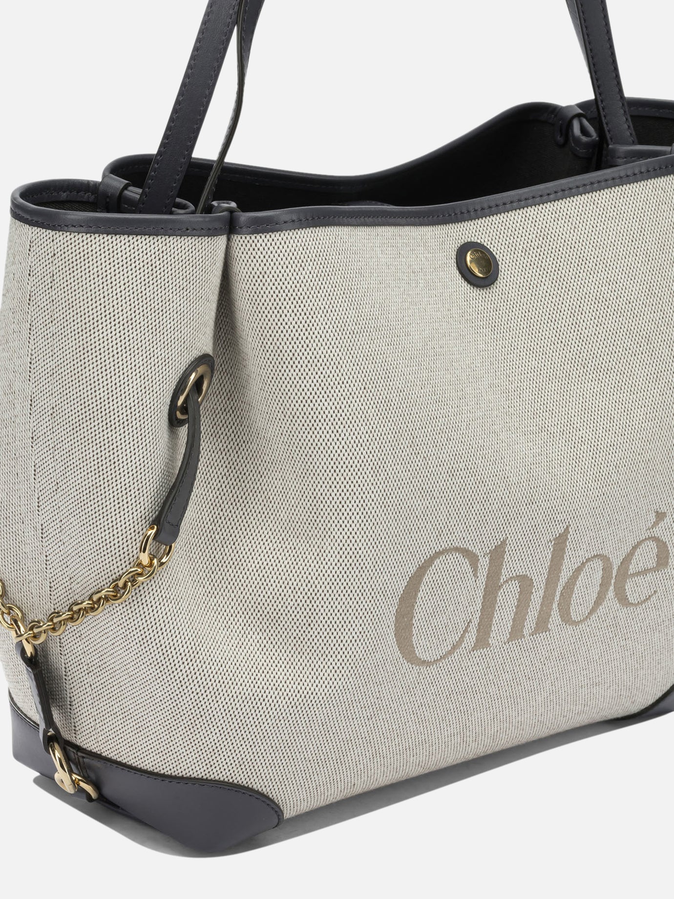 Borse grandi 100% cotton 100% leather  Blu - Chloé Donna | PDP | VIETTI Online Store | thumbnail_4