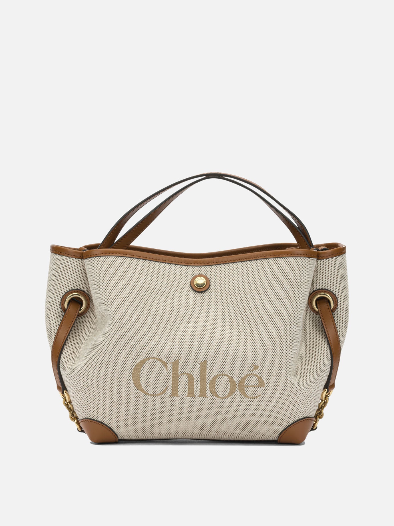 Medium bags 100% cotton 100% leather  Brown - Chloé Women | PDP | VIETTI Online Store | Zoom-Modal
