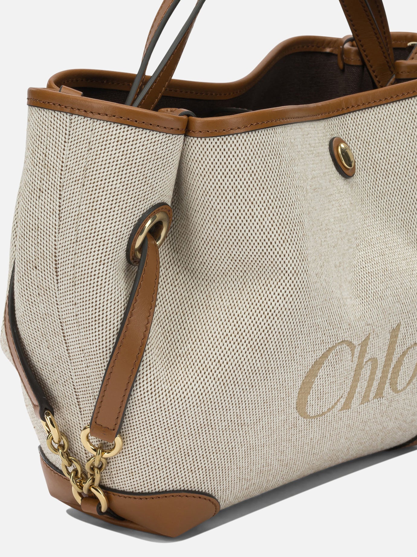 Medium bags 100% cotton 100% leather  Brown - Chloé Women | PDP | VIETTI Online Store | thumbnail_4