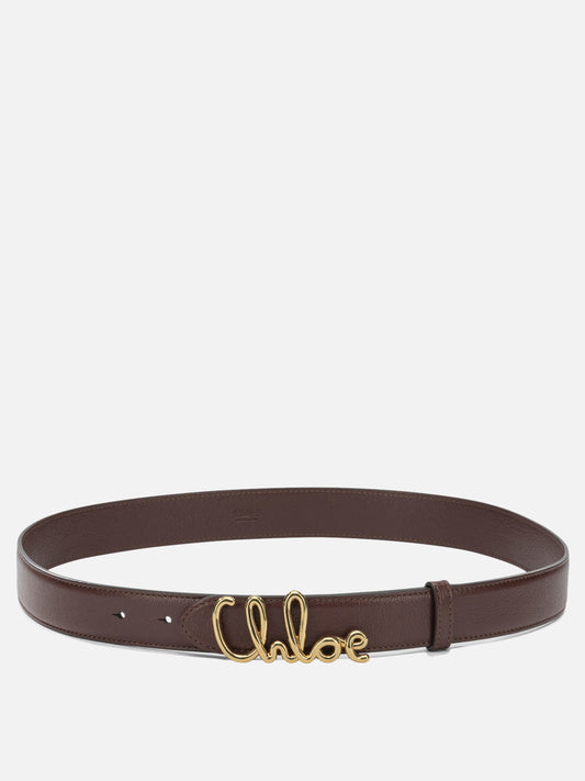 Leather belts 100% bull leather  Brown - Chloé Women | PLP | VIETTI Online Store 
