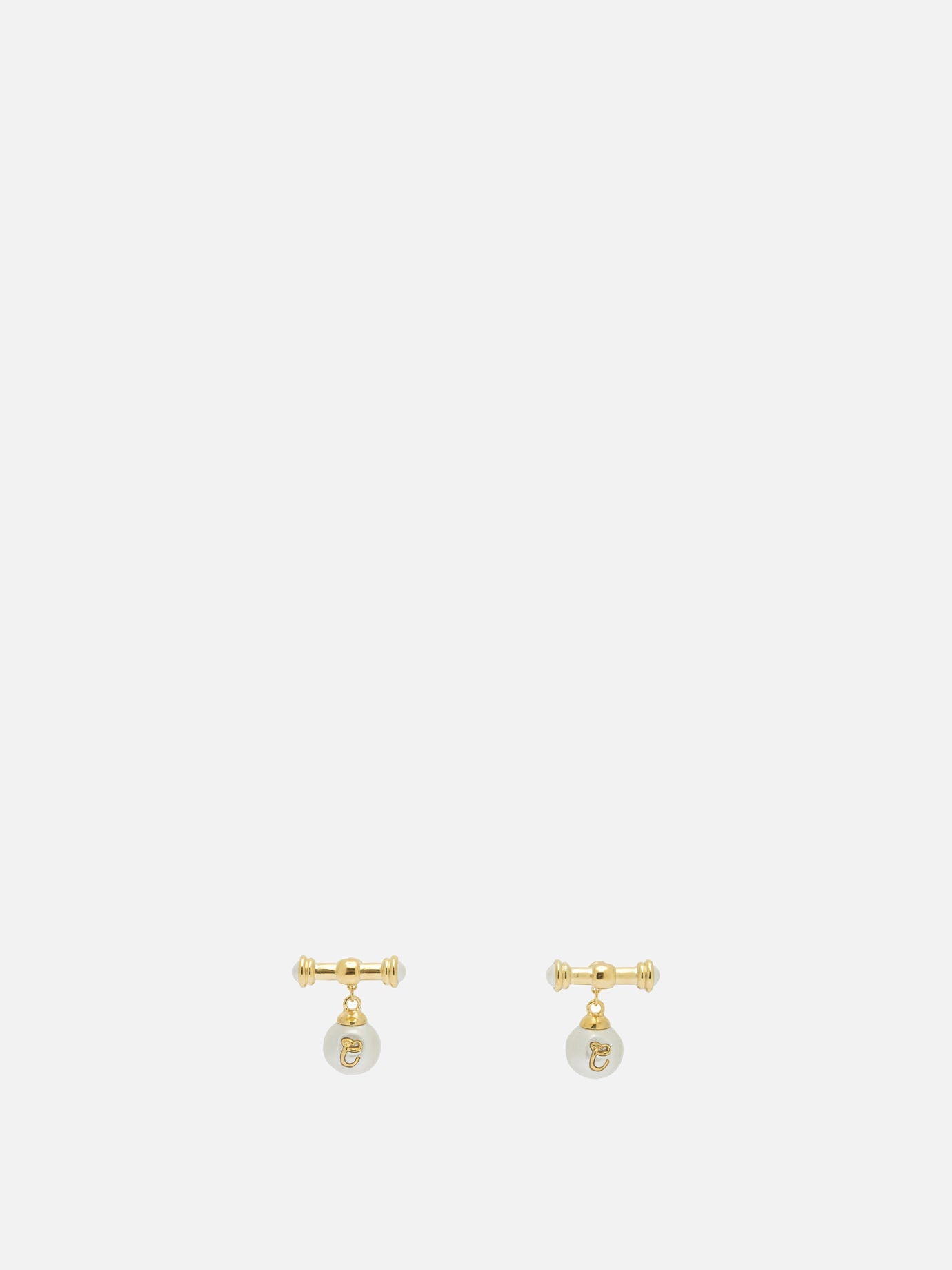 Earrings 100% brass 100% acrylic  Gold - Chloé Women | PDP | VIETTI Online Store | thumbnail