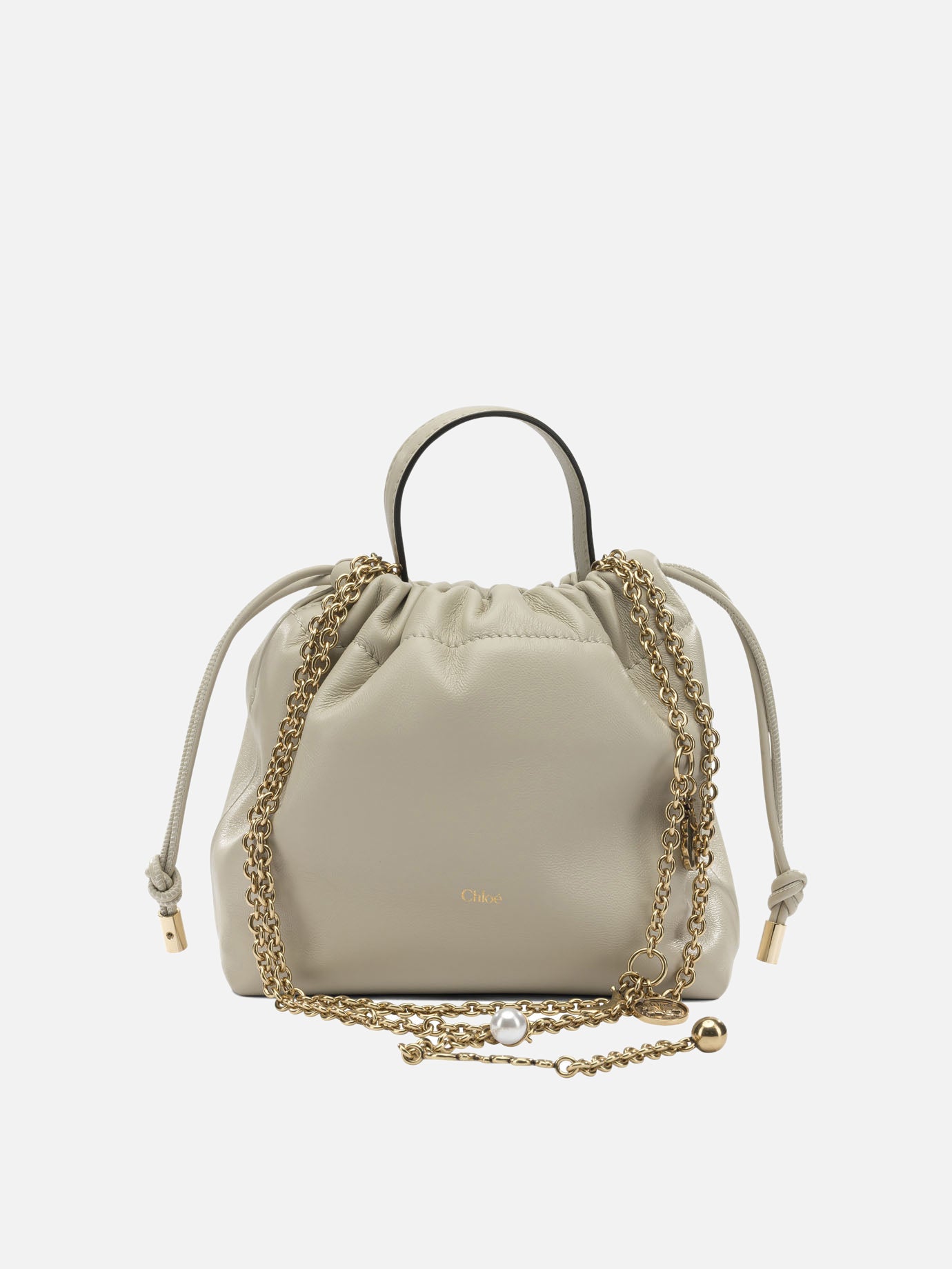 Small bags 100% lamb leather - Other fabric: 100% calf leather  White - Chloé Women | PDP | VIETTI Online Store | Zoom-Modal
