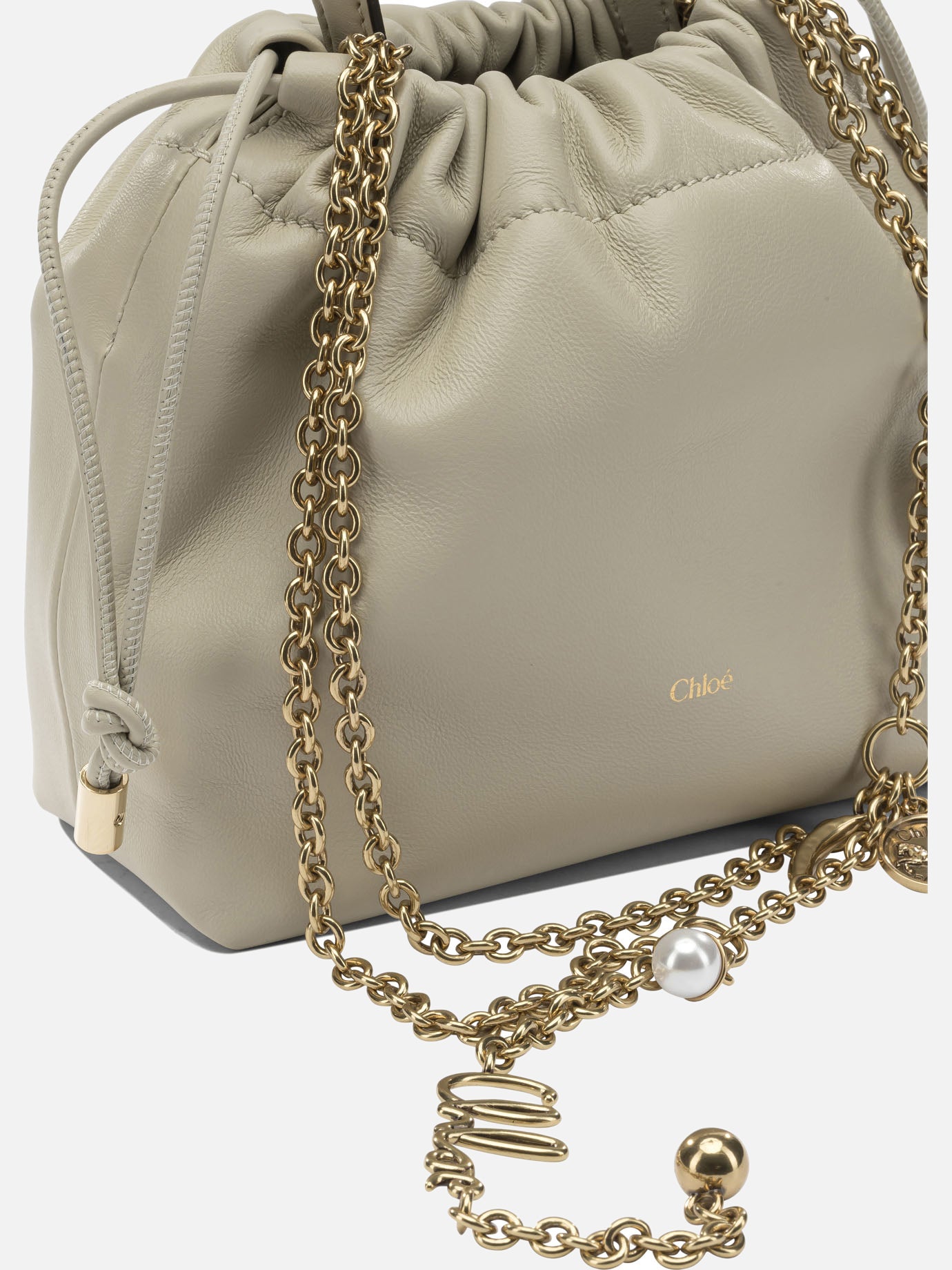 Small bags 100% lamb leather - Other fabric: 100% calf leather  White - Chloé Women | PDP | VIETTI Online Store | thumbnail_4