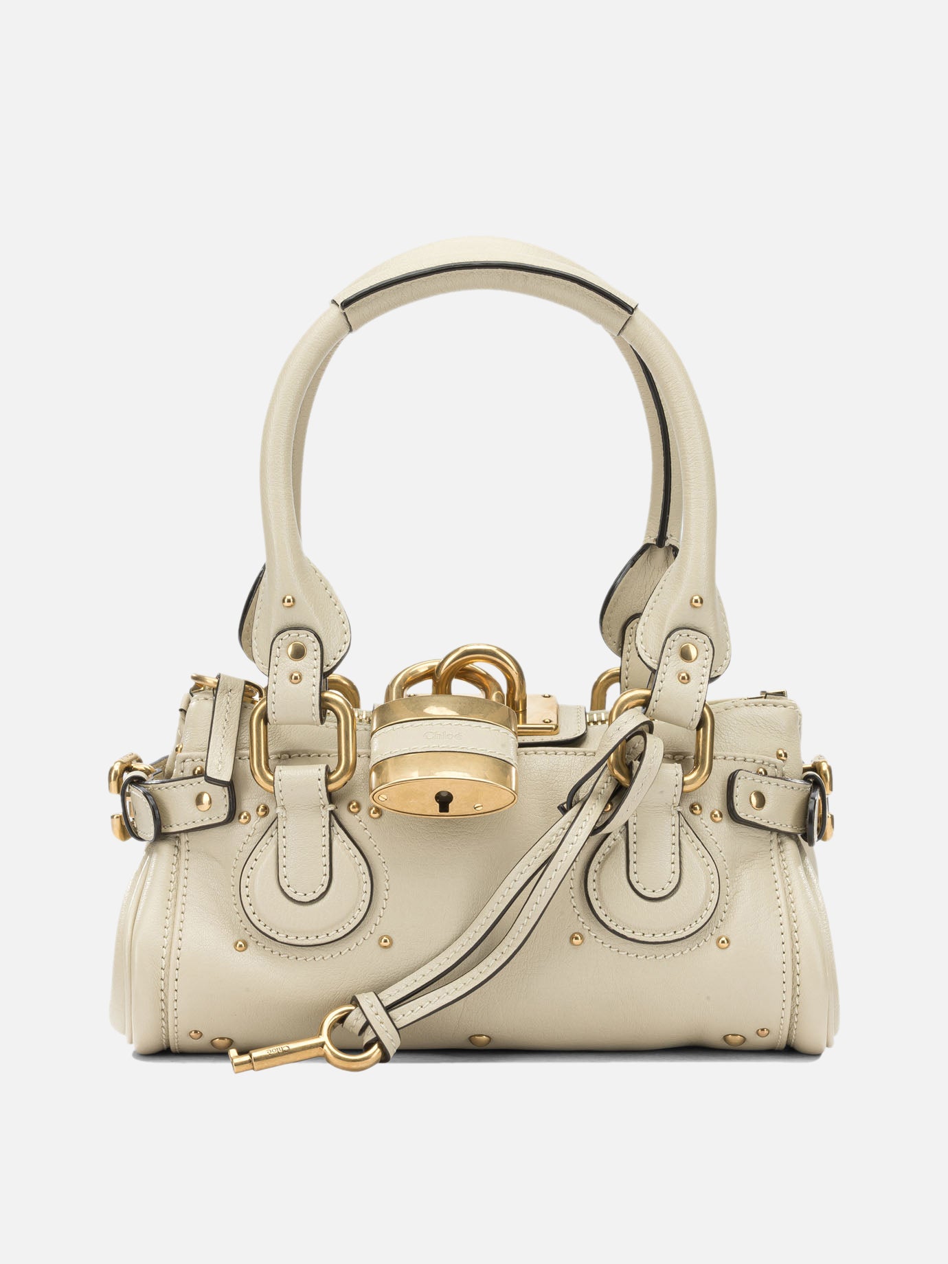 Small bags 100% buffalo leather - Other fabric: 100% cotton  White - Chloé Women | PDP | VIETTI Online Store | Zoom-Modal
