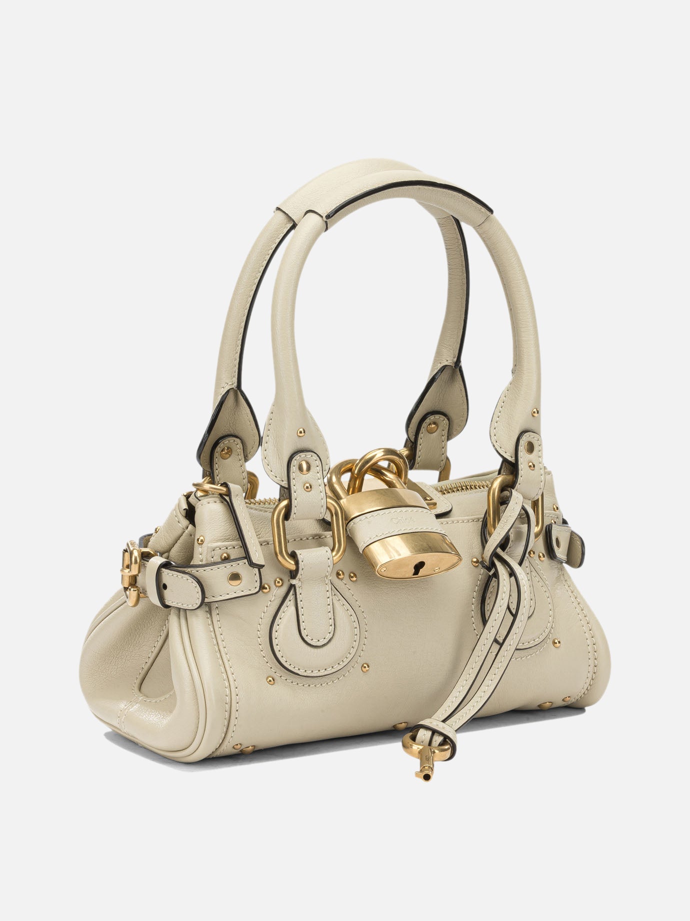 Small bags 100% buffalo leather - Other fabric: 100% cotton  White - Chloé Women | PDP | VIETTI Online Store | Zoom-Modal_4
