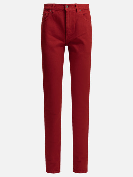 Chloé Straight-leg jeans Red

