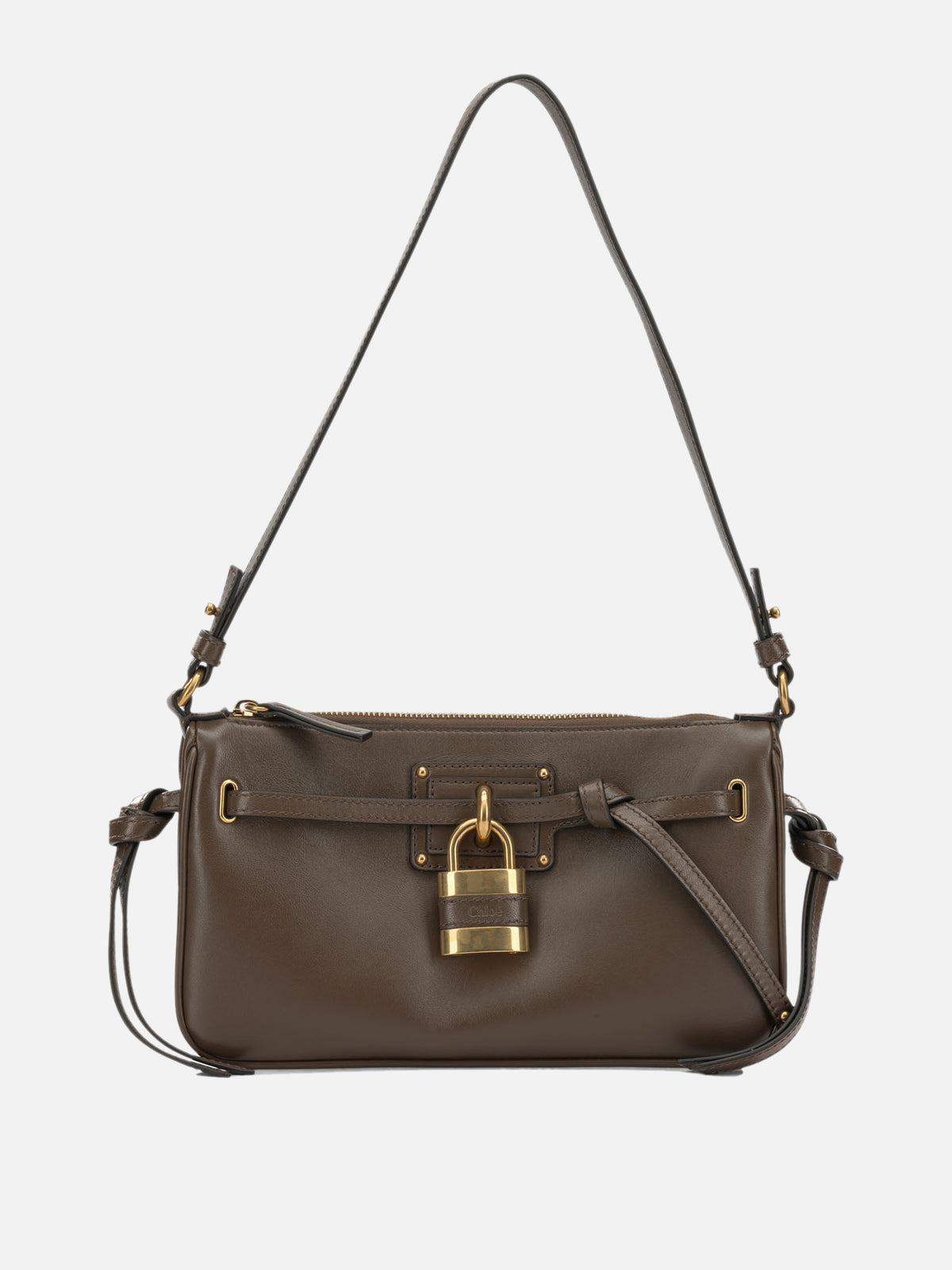 Chloé "Paddington Sling" Small Shoulder Bag Brown

