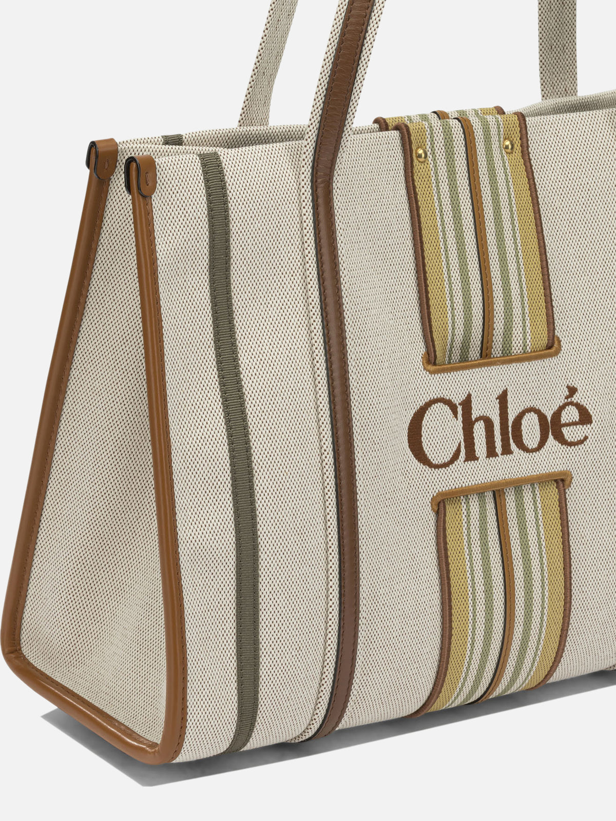 Chloé "Woody Loop" Small Shoulder Bag Brown - VIETTI