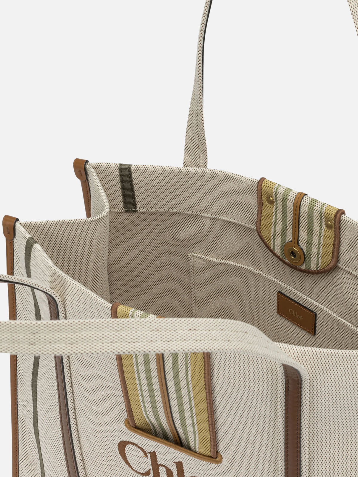 Chloé "Woody Loop" Small Shoulder Bag Brown - VIETTI