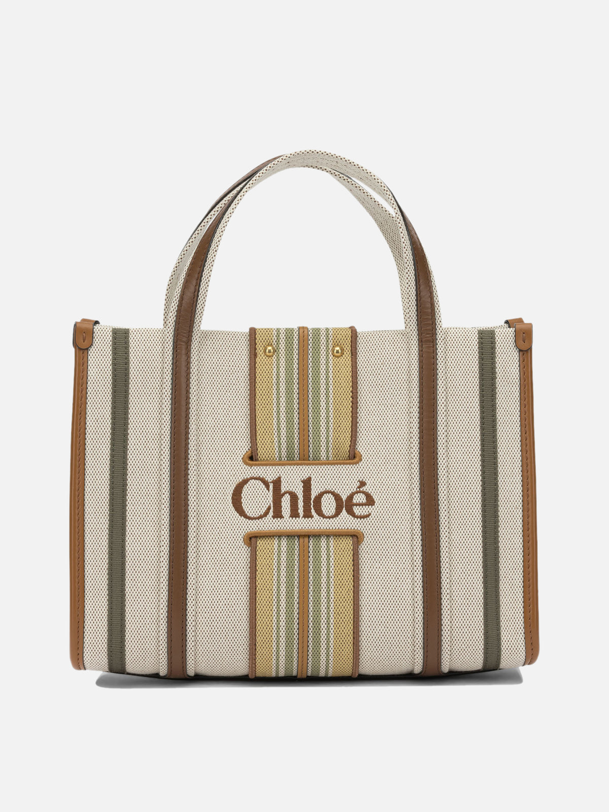 Chloé "Woody Loop" Small Handbag Brown - VIETTI