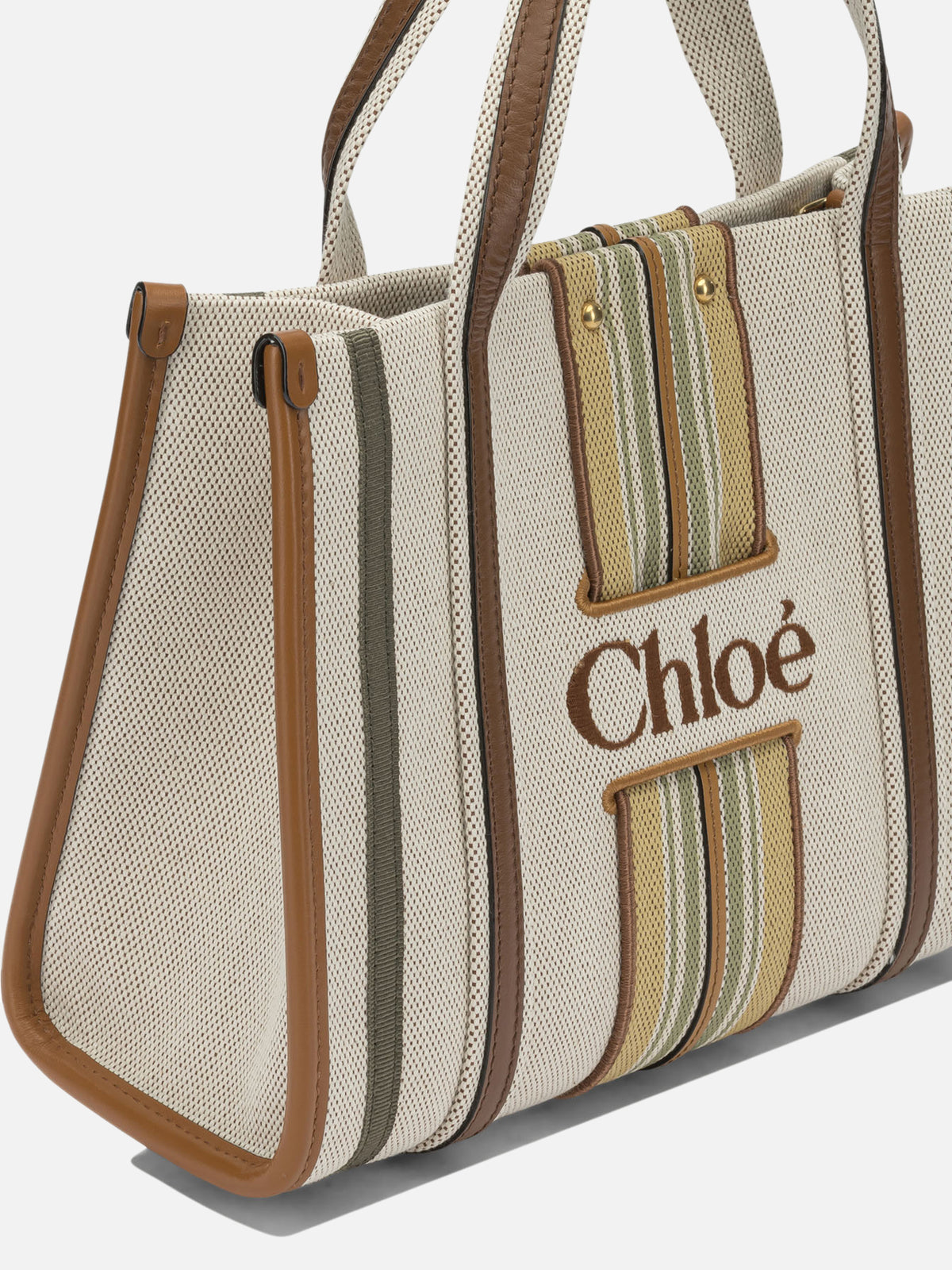 Chloé "Woody Loop" Small Handbag Brown - VIETTI