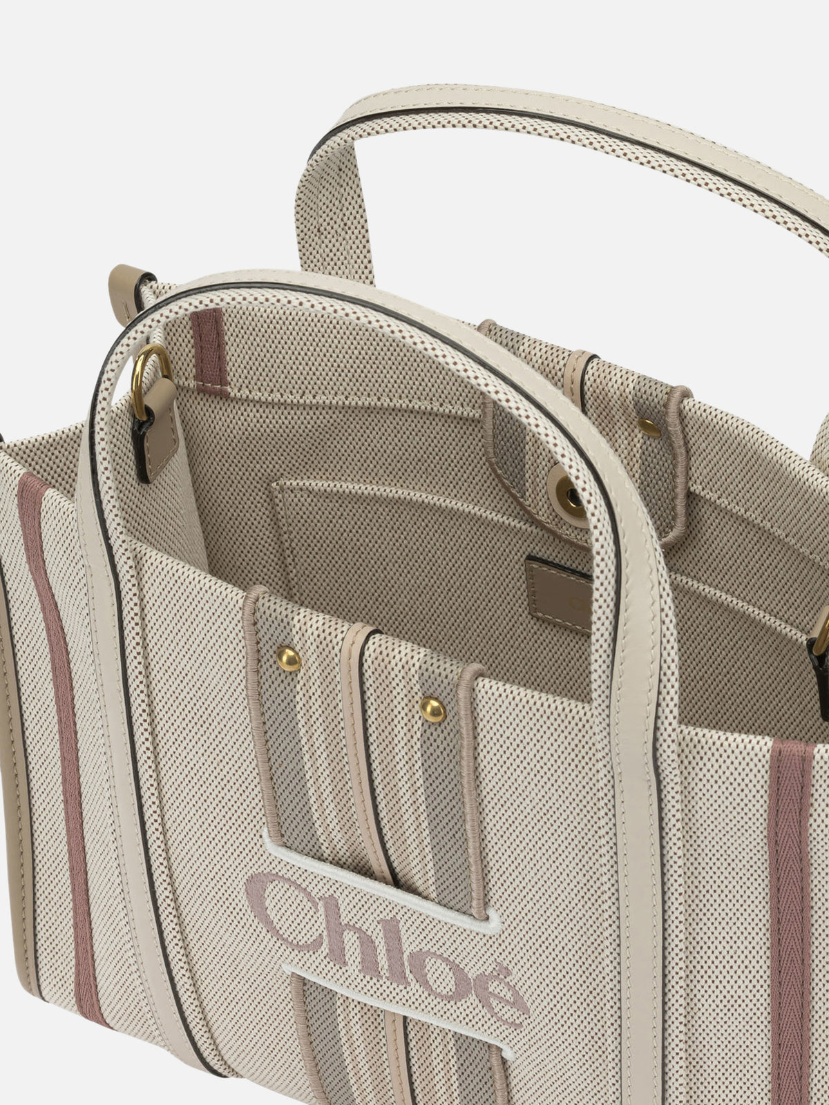 Chloé "Woody Loop" Small Handbag Pink - VIETTI