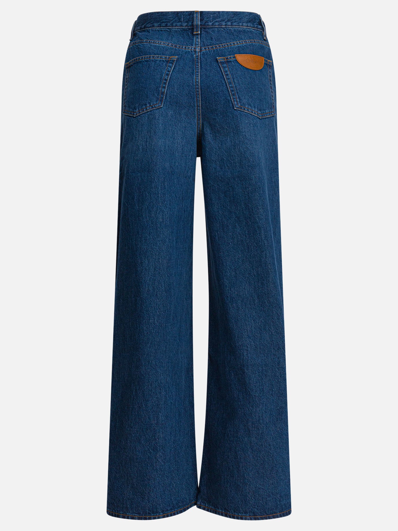 Wide-leg jeans Solid colour  Blue - Chloé Women | PDP | VIETTI Online Store | Zoom-Modal_2

