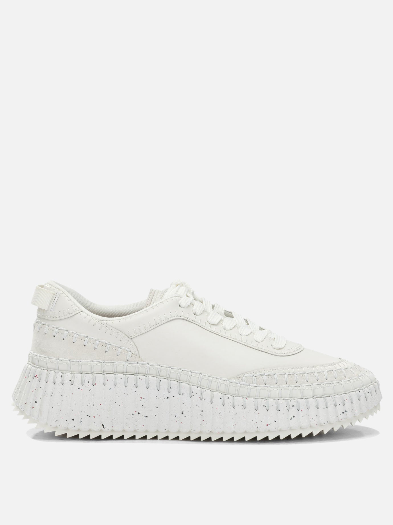Low top sneakers 95% polyester 5% elastane - 100% ethylene vinyl acetate  White - Chloé Women | PDP | VIETTI Online Store | Zoom-Modal
