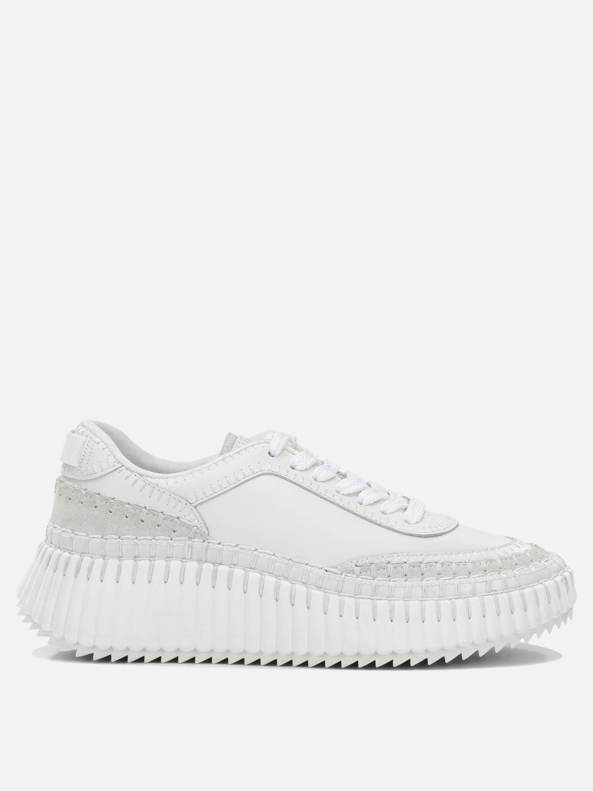 Chloé Sneaker basse "Nama" Bianco - VIETTI