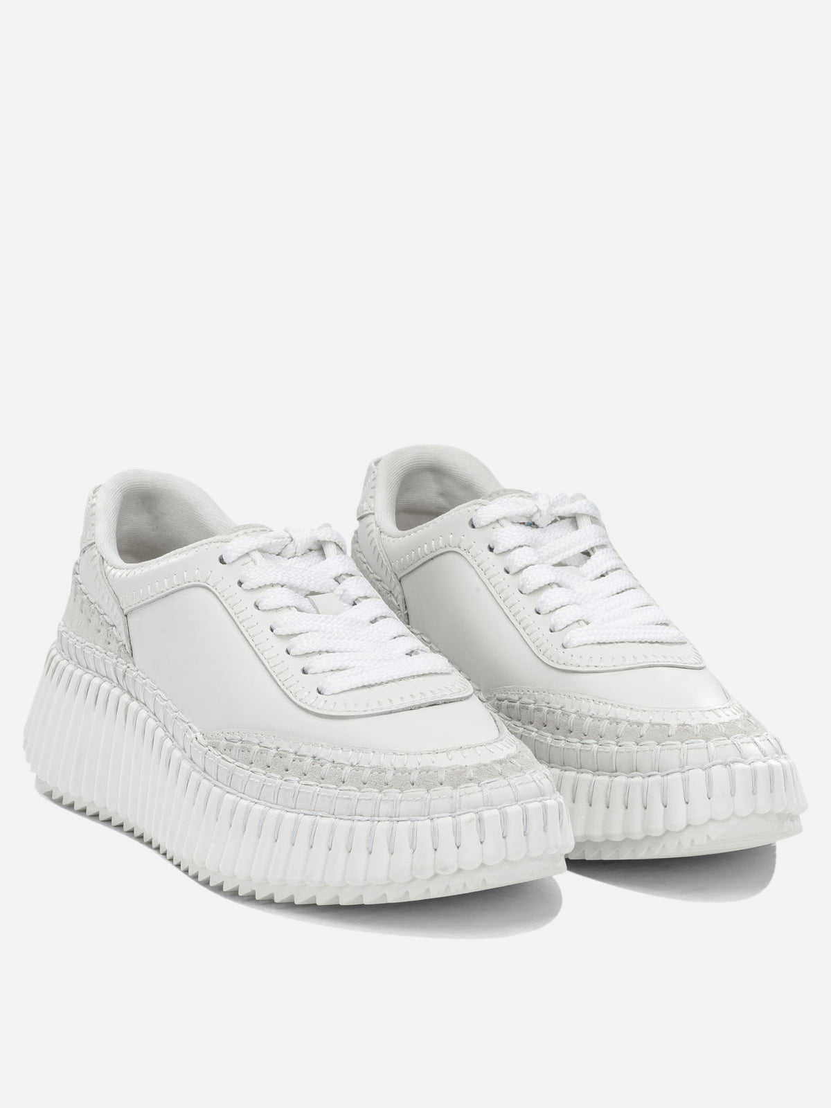 Chloé Sneaker basse "Nama" Bianco - VIETTI