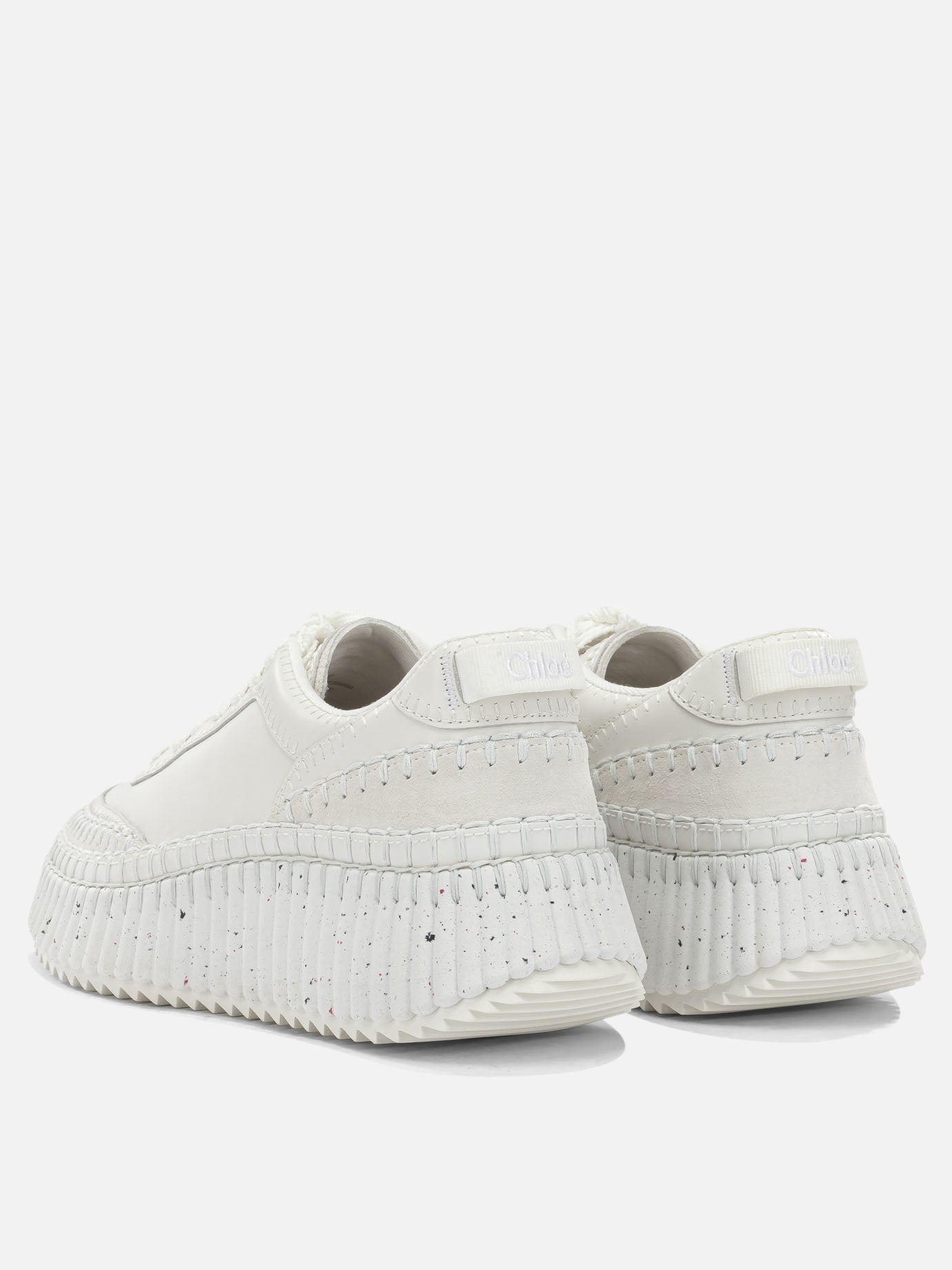 Low top sneakers 95% polyester 5% elastane - 100% ethylene vinyl acetate  White - Chloé Women | PDP | VIETTI Online Store | Zoom-Modal_4
