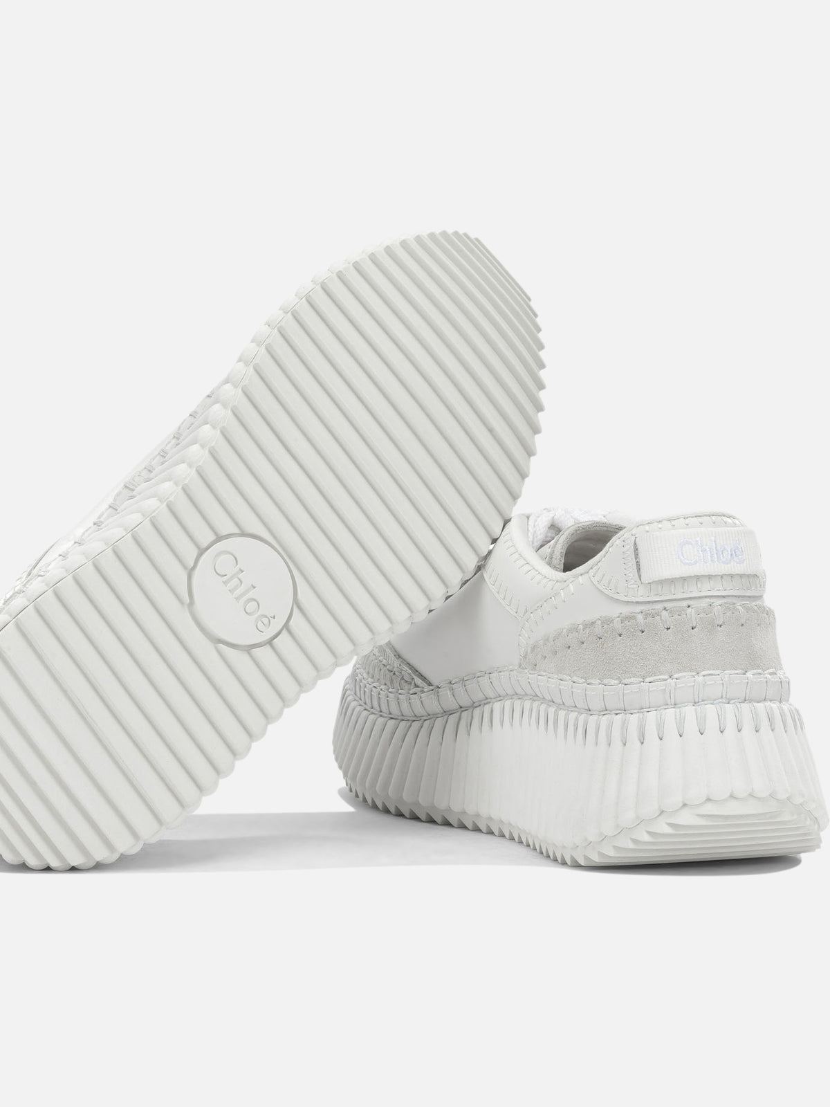 Chloé Sneaker basse "Nama" Bianco - VIETTI