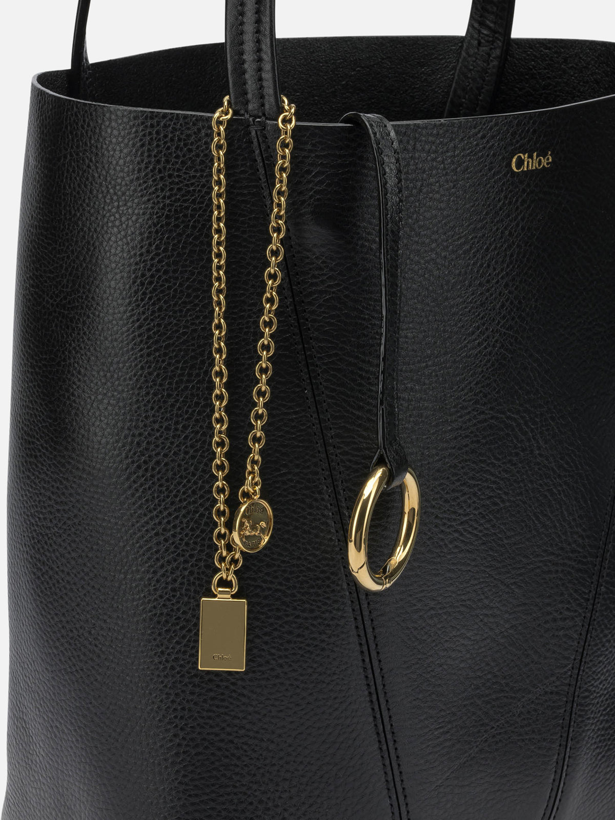Chloé "Spin" Small shoulder bag Black - VIETTI