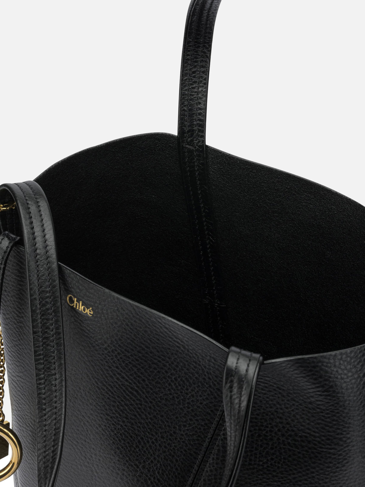 Chloé "Spin" Small shoulder bag Black - VIETTI