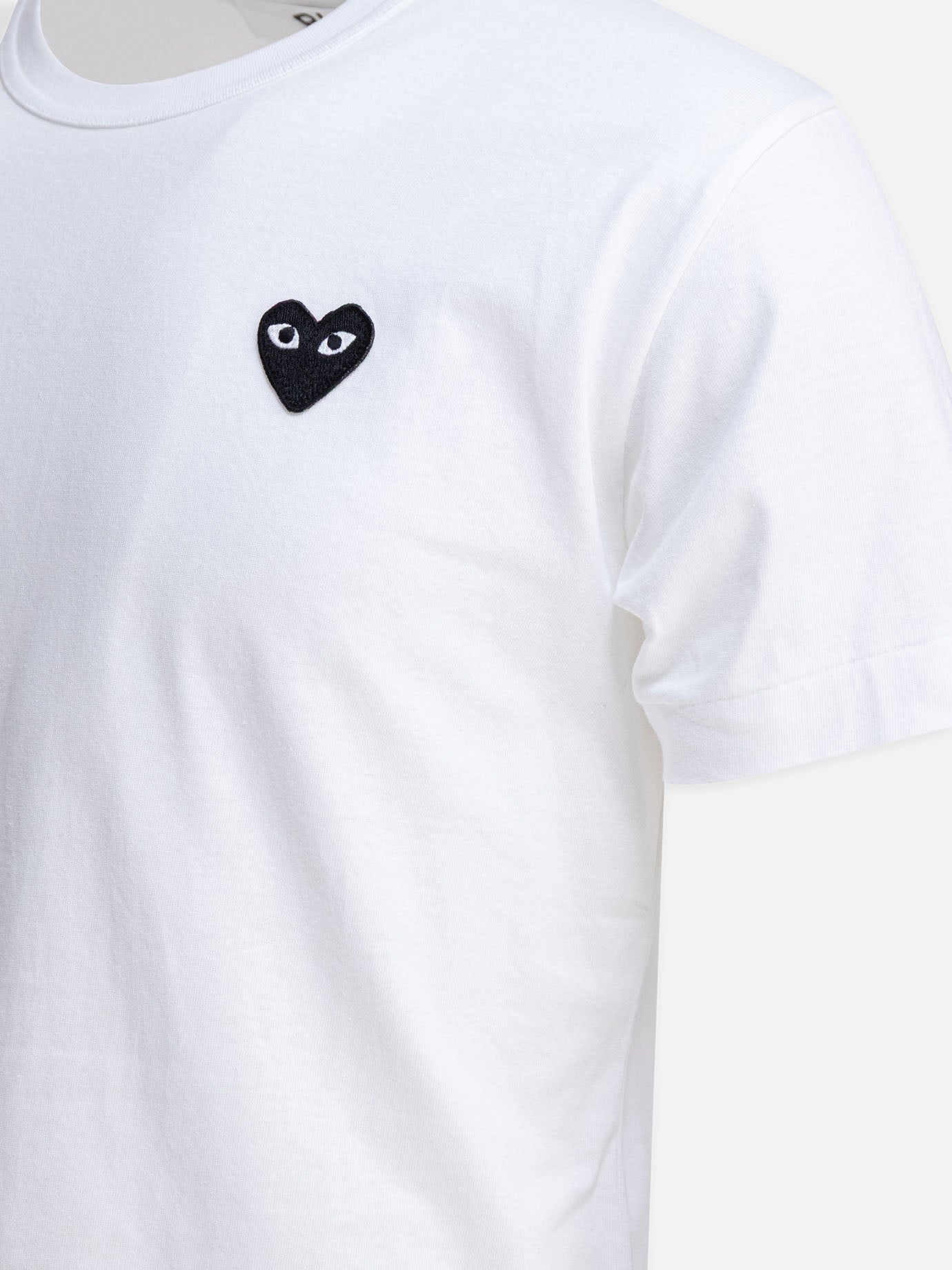 Crewneck t-shirts Logo  White - Comme Des Garçons Play Men | PDP | VIETTI Online Store | Zoom-Modal_4
